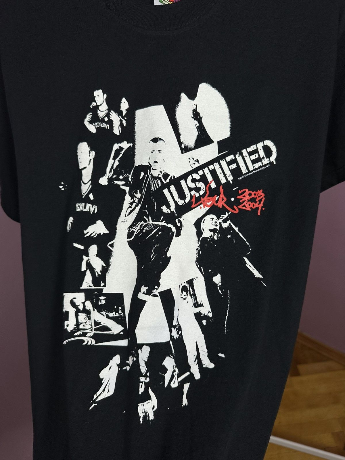 Fruit Of The Loom Justin Timberlake Justified 2003 Vintage T Shirt Band Tee Size US S / EU 44-46 / 1 - 8 Thumbnail