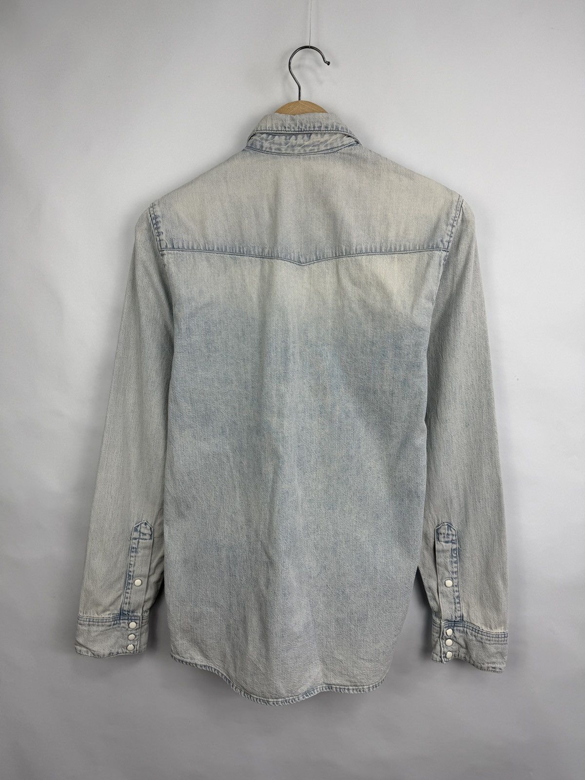 Zadig & Voltaire 🇫🇷 Y2K Zadig & Voltaire Skull Heart Happy Jeans Shirt Retro Size US S / EU 44-46 / 1 - 10 Thumbnail