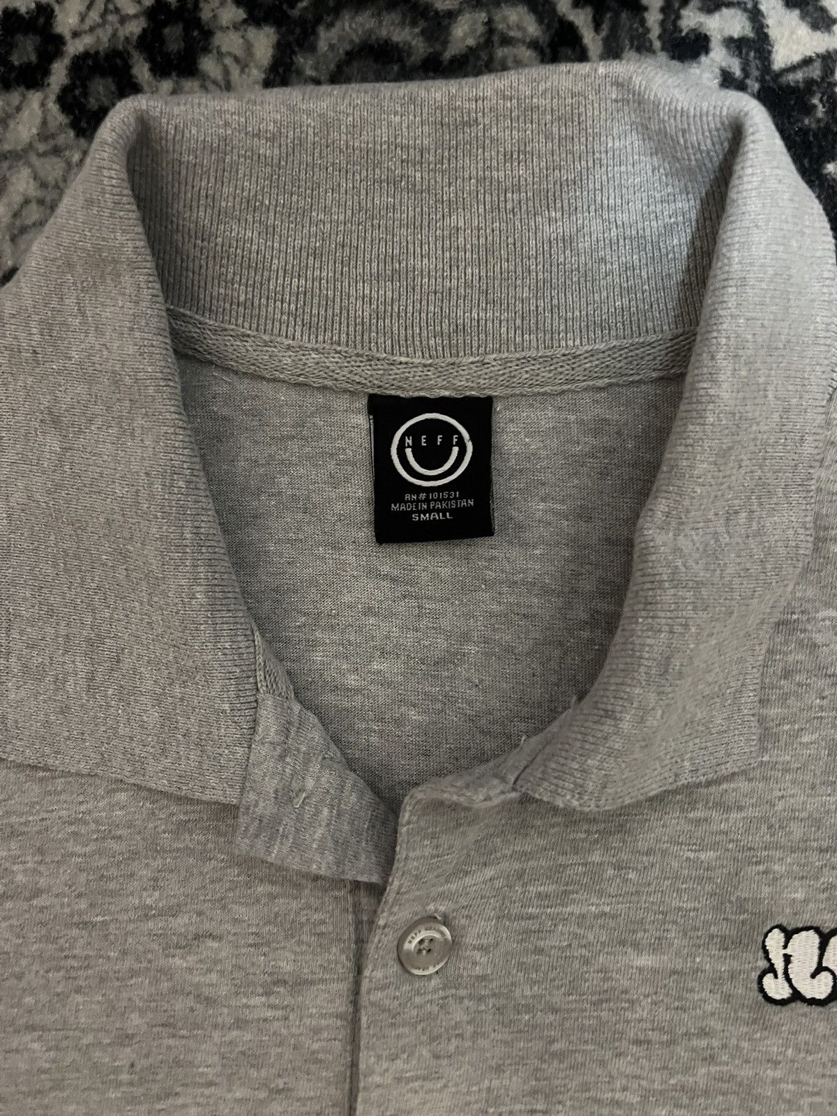 NEFF GREY NEFF POLO Size US S / EU 44-46 / 1 - 3 Thumbnail