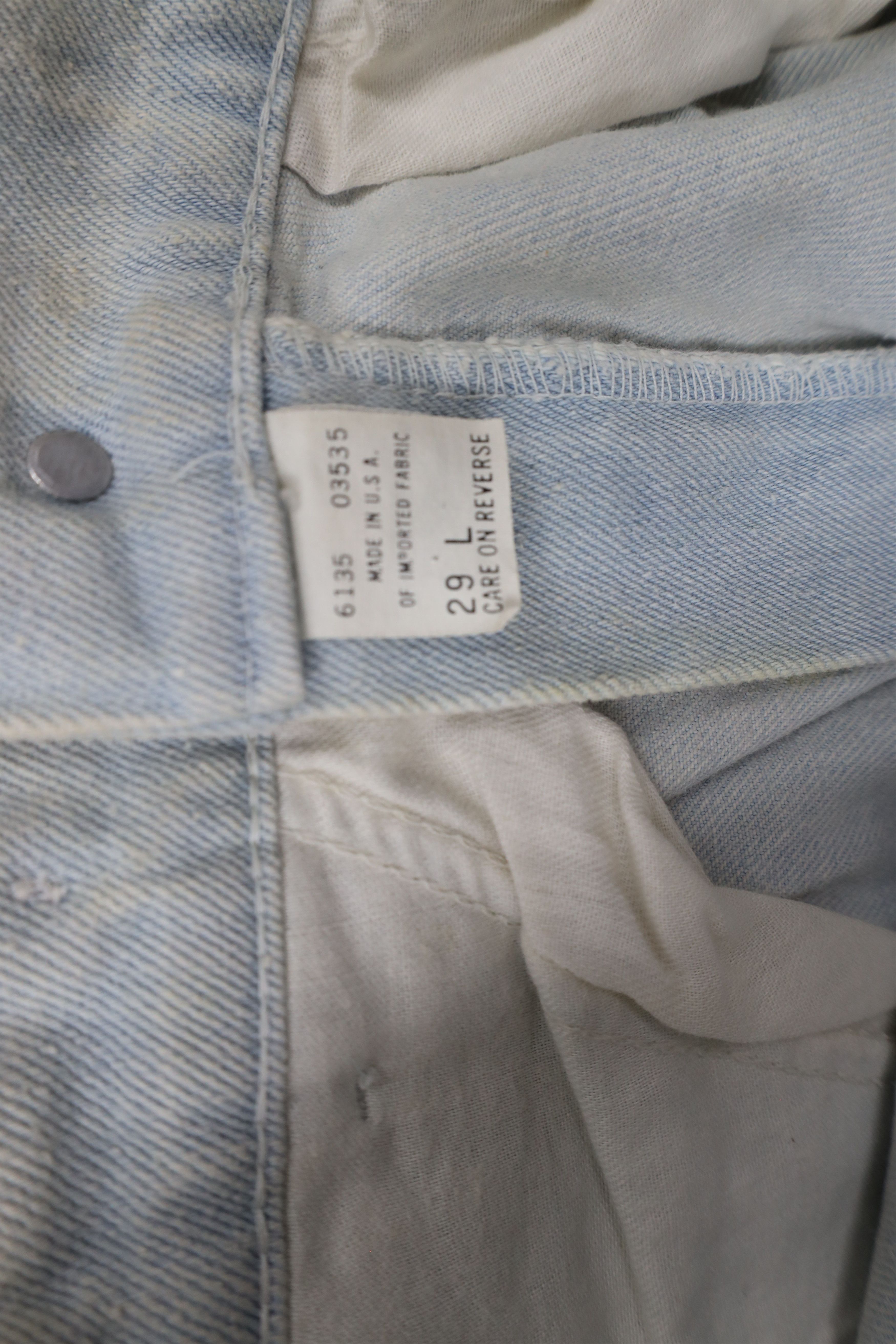 Vintage Vintage 80s 90s Streetwear High Waist Denim Jeans USA Size 29" - 8 Thumbnail