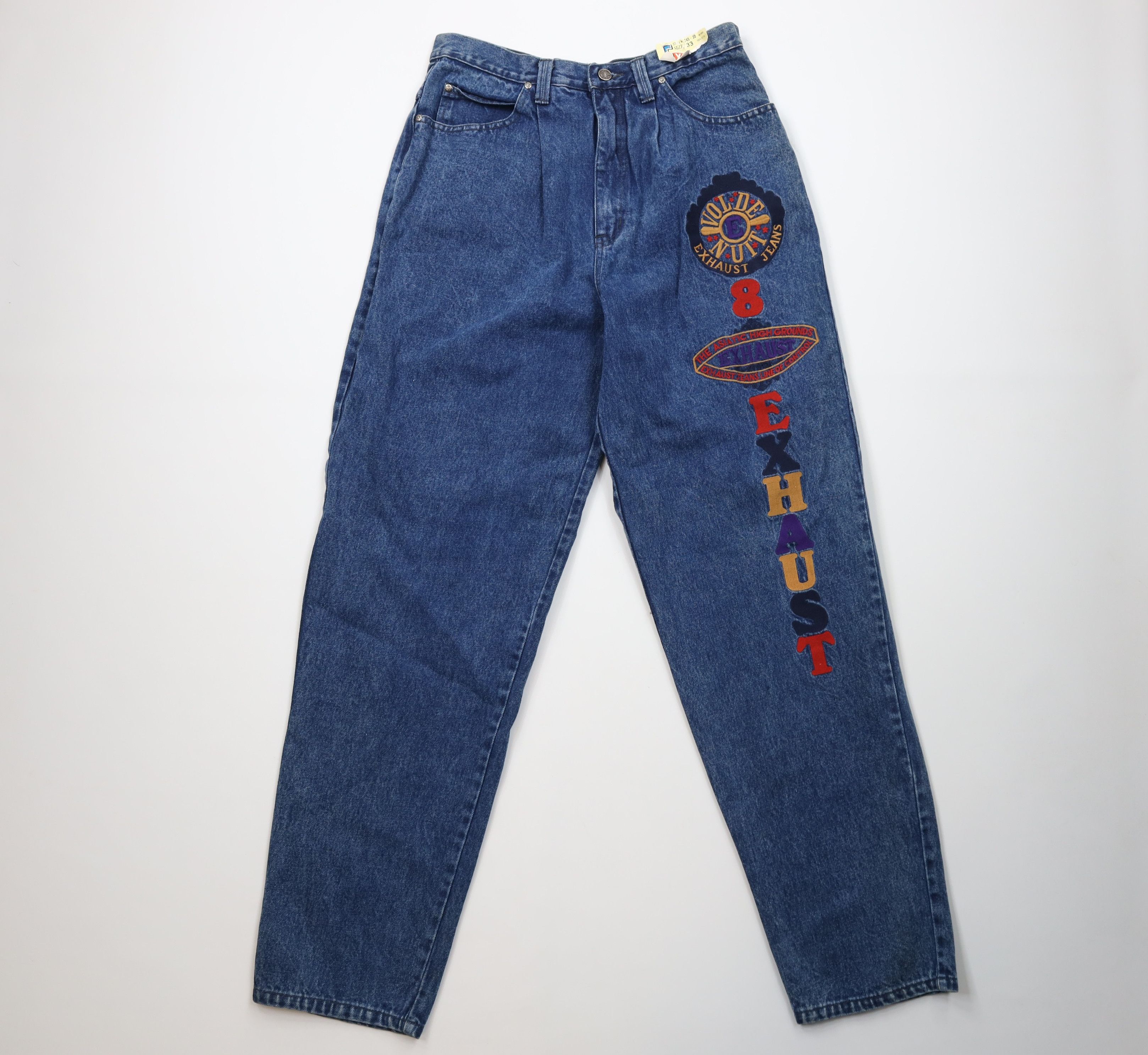 Vintage Deadstock Vintage 90s Streetwear Skateboard Jeans 8 Ball Size US 33 - 1 Thumbnail