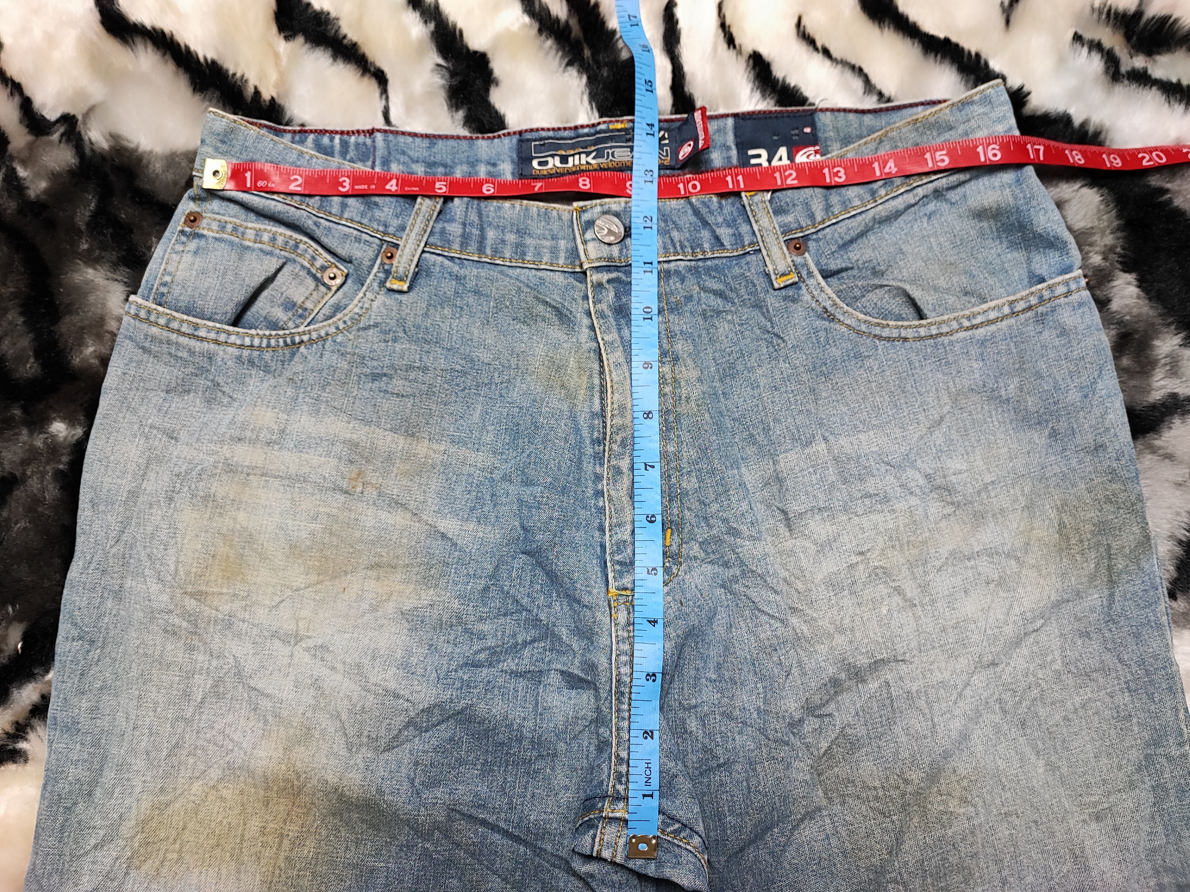 Quiksilver × Vintage Quiksilver Jeans Baggy Size 33 Size US 33 - 6 Thumbnail