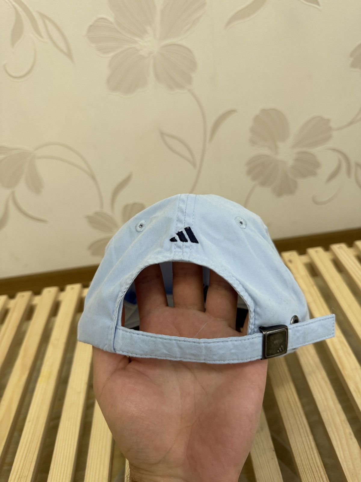 Adidas Adidas headwear vintage y2k blue double logo baseball cap Size ONE SIZE - 6 Thumbnail