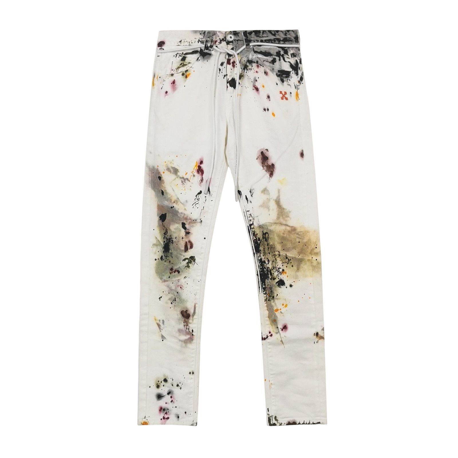 Off-White Off-White Paint Splatter Denim Size 28 Size US 28 / EU 44 - 1 Thumbnail