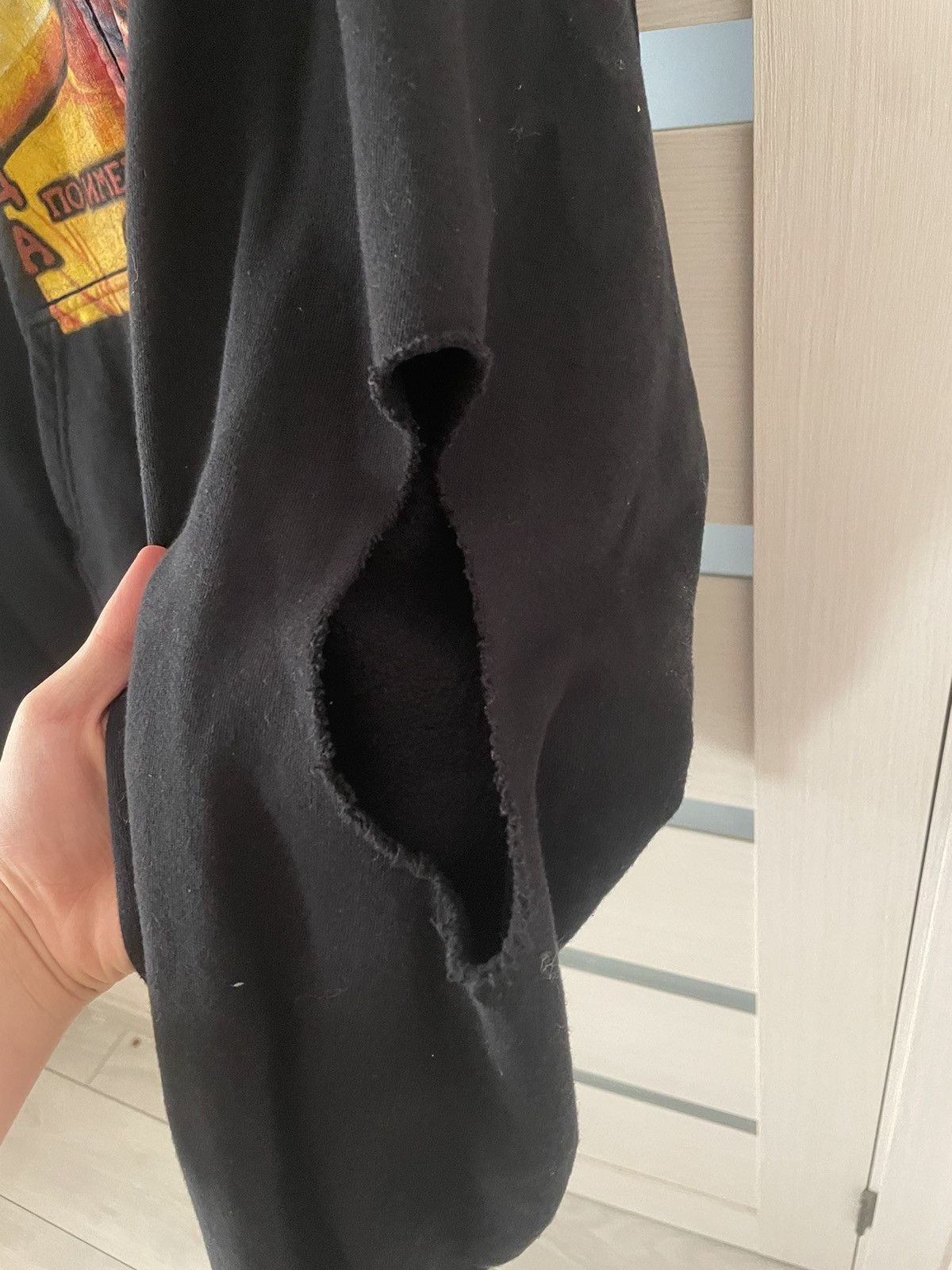 Balenciaga × Vetements Vetements Russian Цой hoodie Size US XL / EU 56 / 4 - 3 Thumbnail
