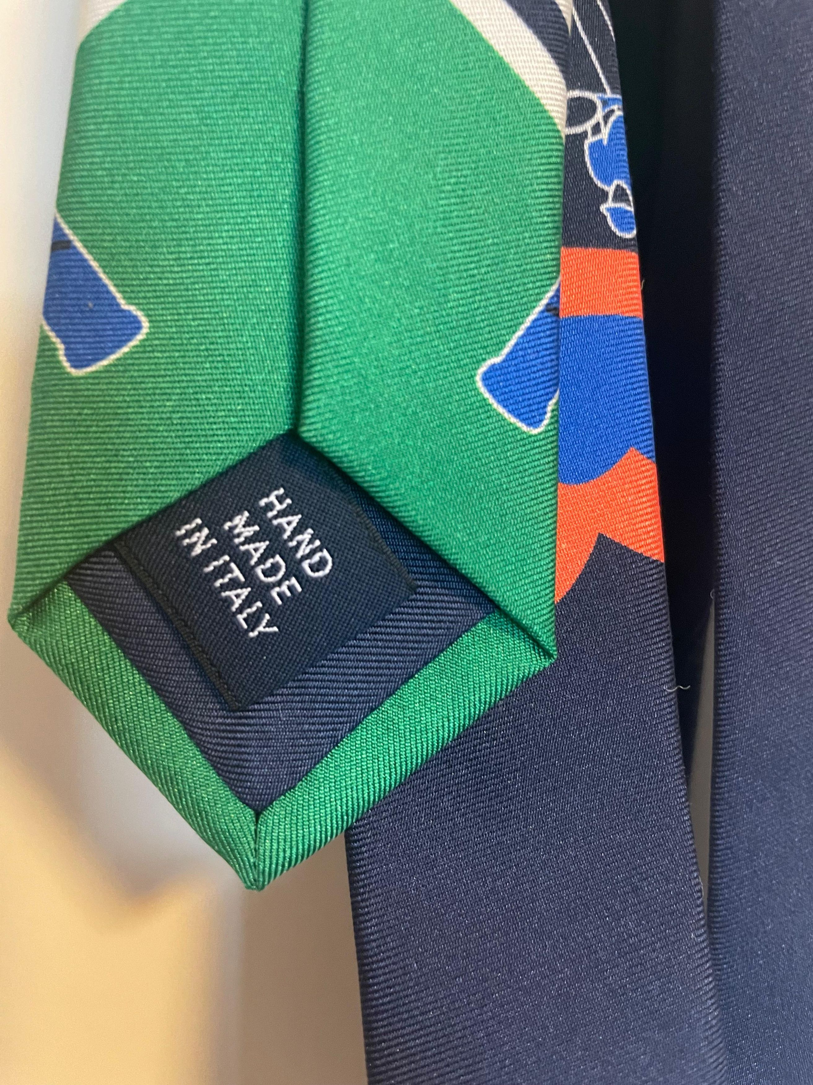 Polo Ralph Lauren Polo Ralph Lauren - Wimbledon Silk Tie Tennis Match - OS Size ONE SIZE - 2 Thumbnail