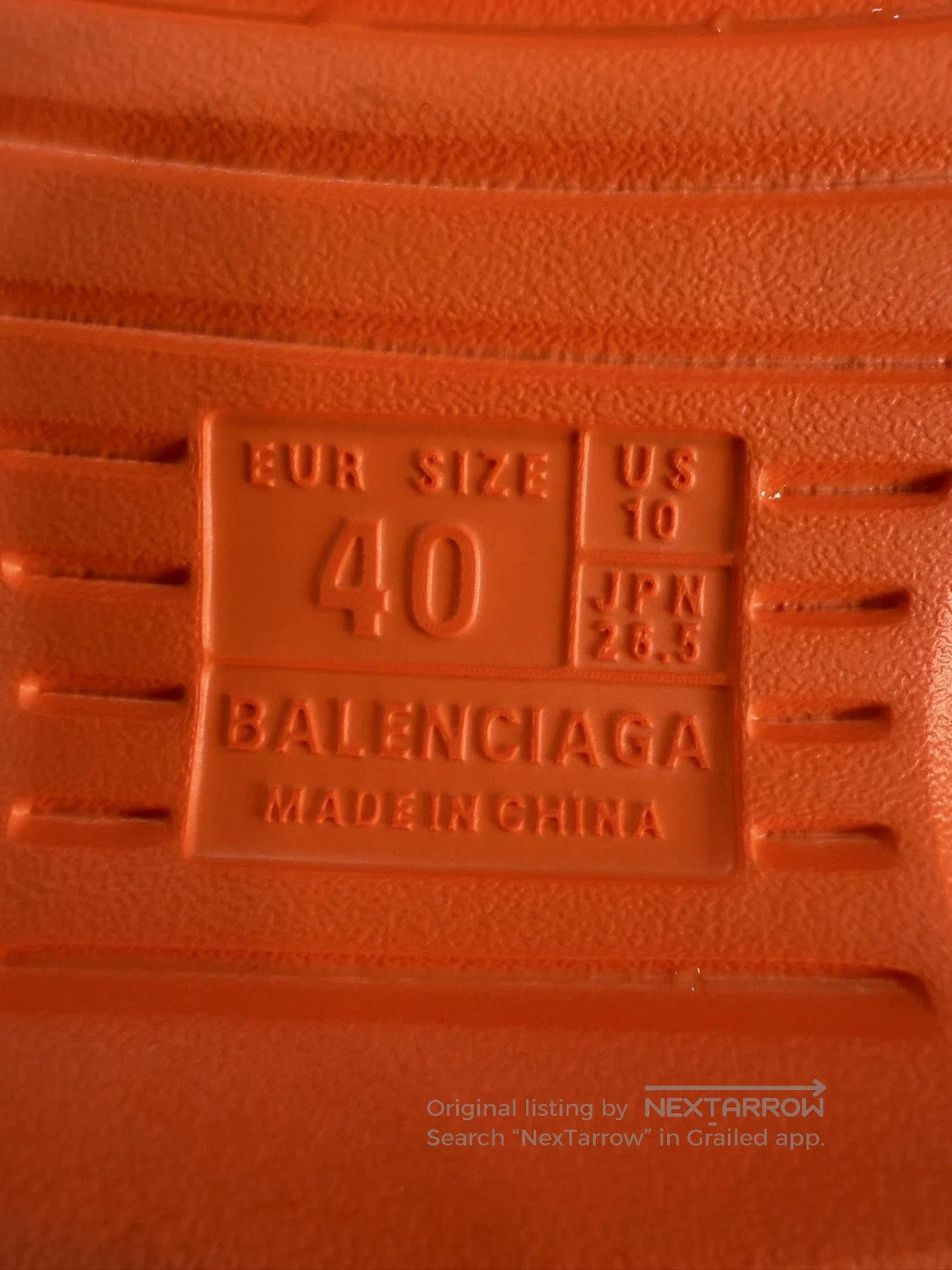 Balenciaga Balenciaga Men's Orange Slippers Size 40. Size US 7 / EU 40 - 5 Thumbnail