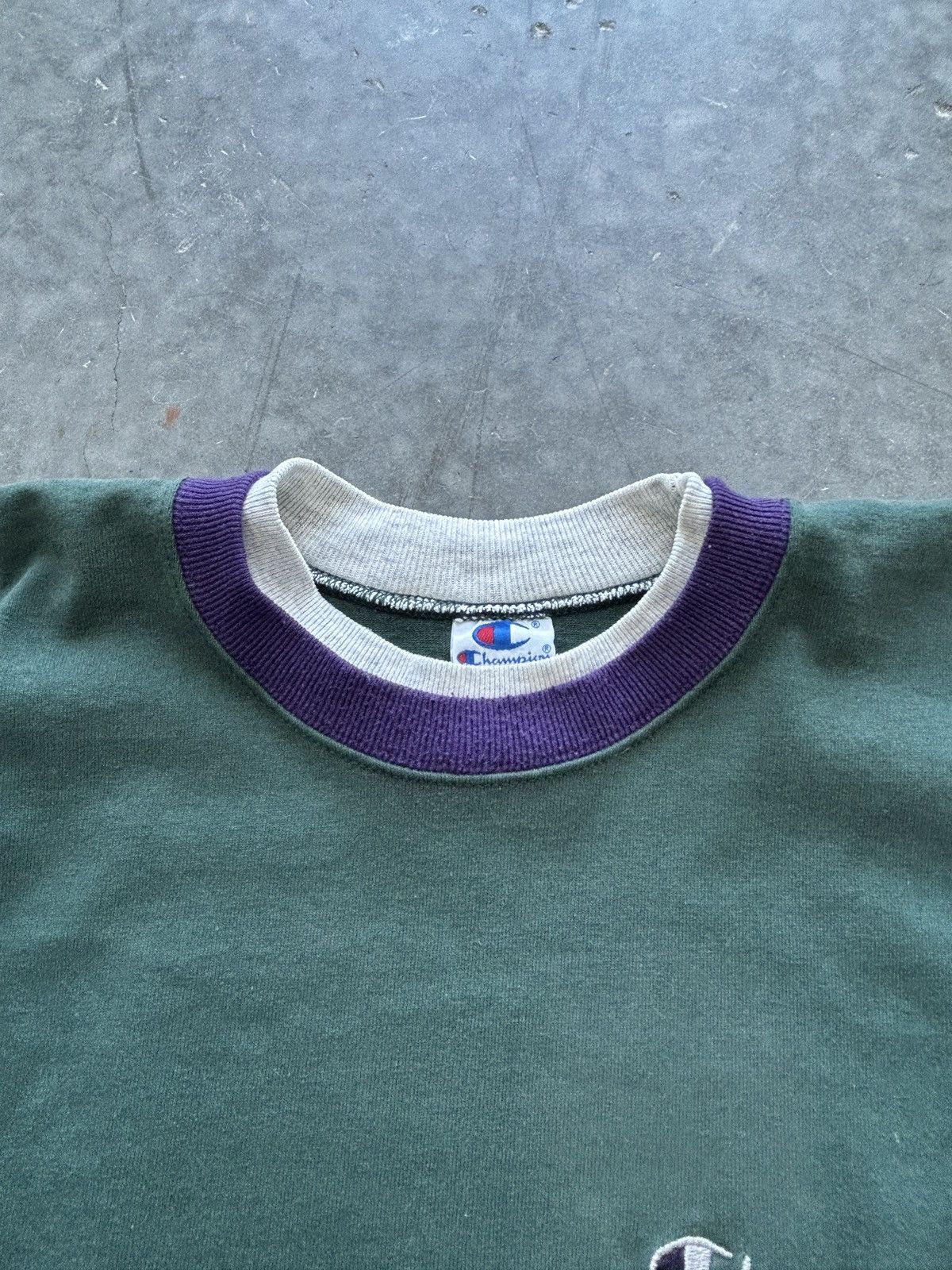 Champion Vintage 90s Champion Script Logo Sweatshirt Size US L / EU 52-54 / 3 - 3 Thumbnail