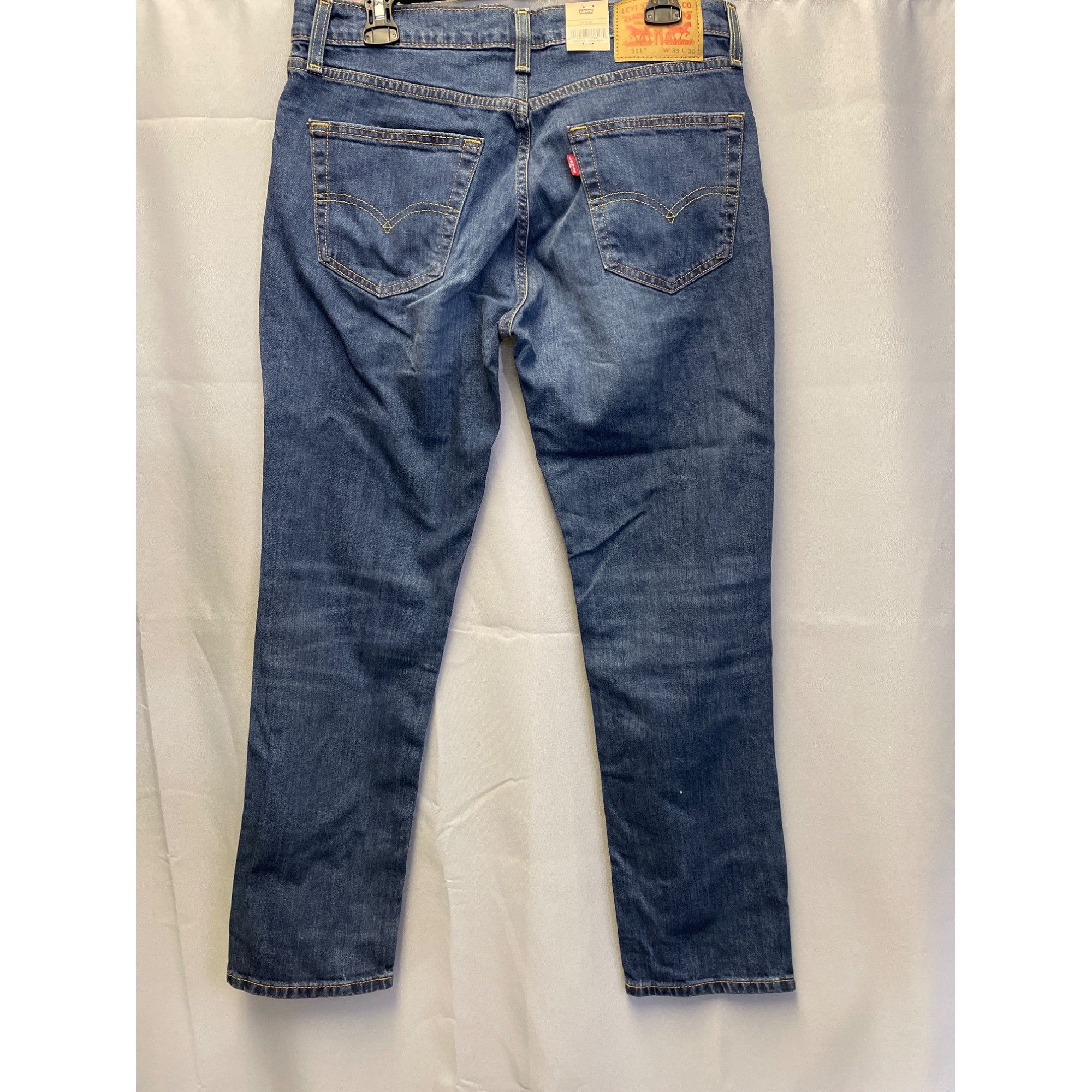 Levi's Levi's Men's Blue Jeans Slim Stretch Size 33 x30 SKU 6238 Size US 33 - 2 Thumbnail