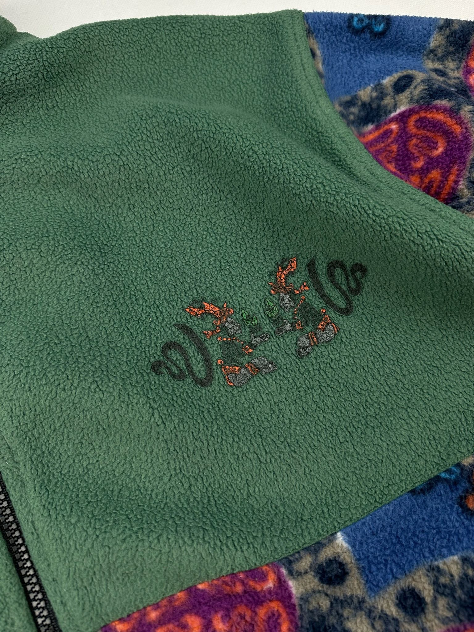 Adidas Vintage Adidas Fleece Sweatshirt Jacket 1/4 Zip Print Size US M / EU 48-50 / 2 - 10 Thumbnail