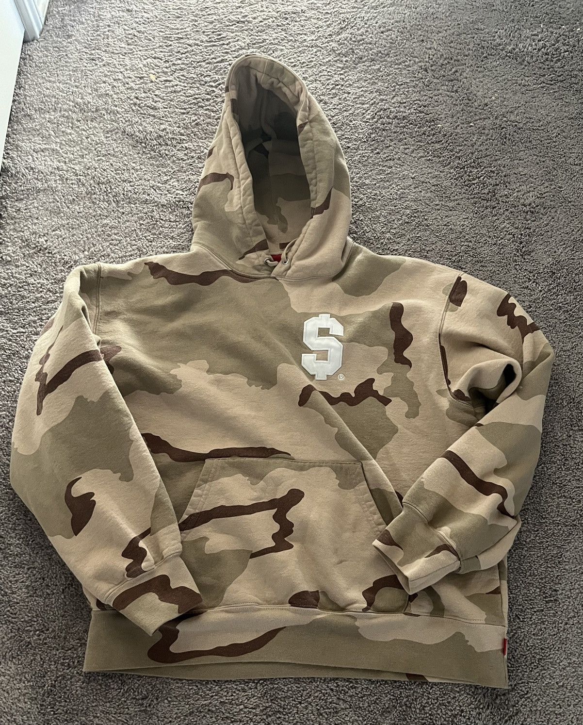 Supreme Supreme $ Desert Camo hoodie Size US L / EU 52-54 / 3 - 1 Thumbnail