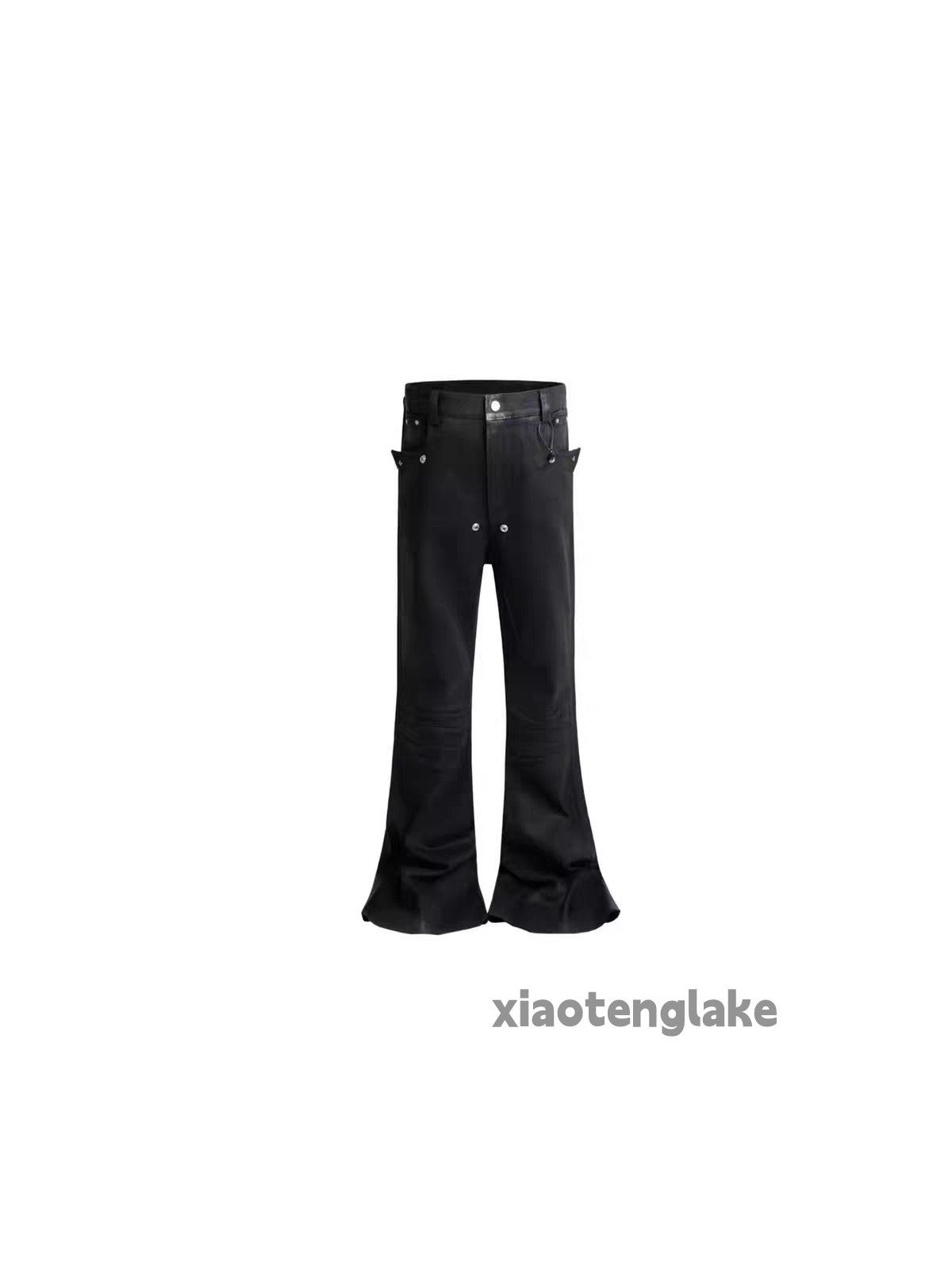 Jean ltx vintage pioneer wax coated punk grunge bootcut pants Size US 31 - 4 Thumbnail