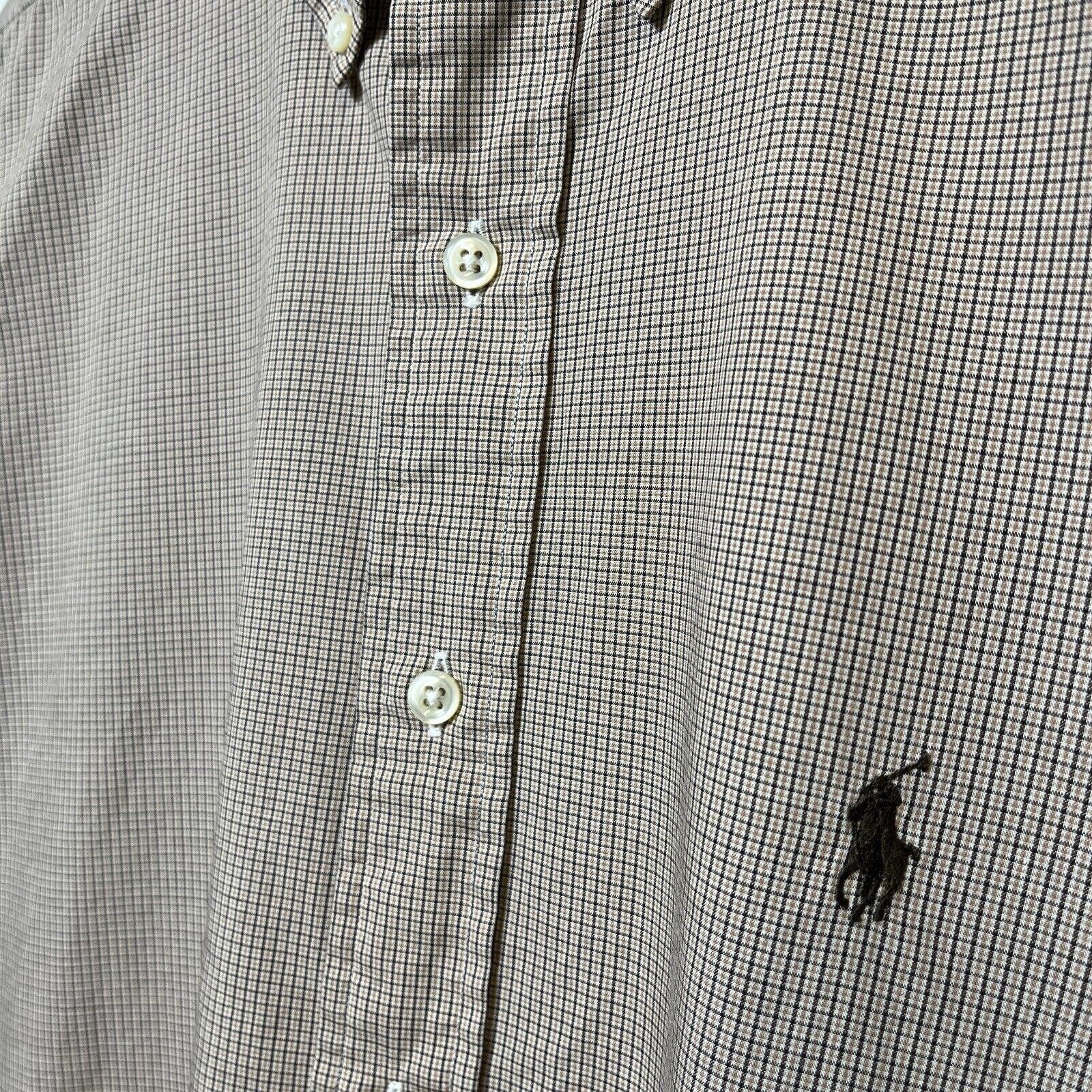 Polo Ralph Lauren × Vintage Vintage 90s Polo Ralph Lauren Grid Yarmouth Button Shirt XL Size US XL / EU 56 / 4 - 6 Thumbnail