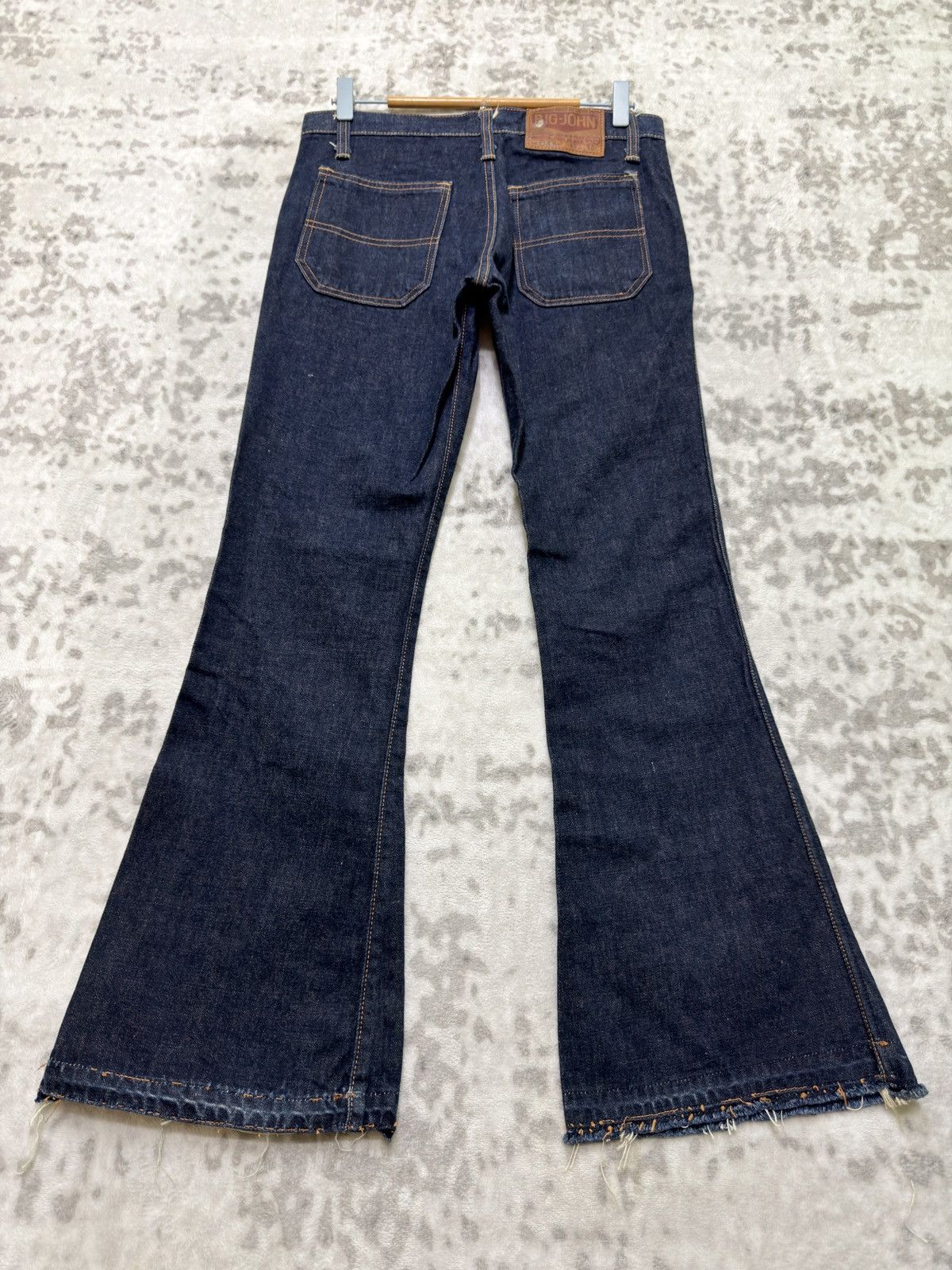 Big John Vintage Big John Bell Bottom Flare Patch Bush Pant Denim Size US 29 - 2 Thumbnail