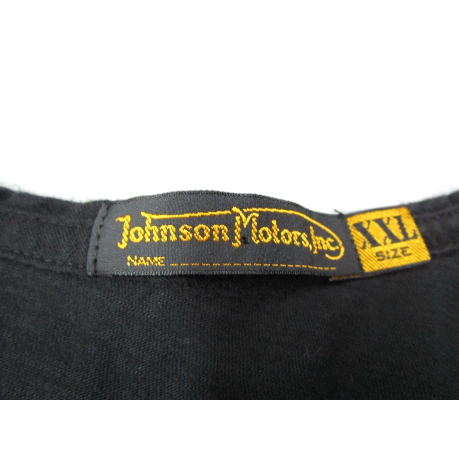 Vintage Johnson Motors Shirt Mens 2XL Black Long Sleeve Crew Neck Skull Made in USA Size US XXL / EU 58 / 5 - 3 Thumbnail