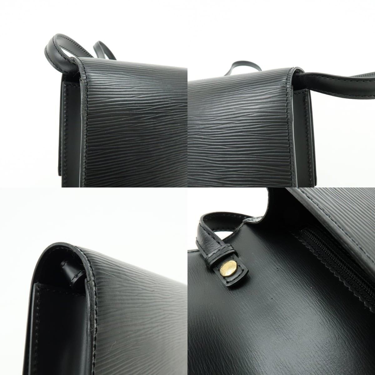 Louis Vuitton Louis Vuitton Epi Arche Shoulder Bag Leather Black Size ONE SIZE - 6 Thumbnail