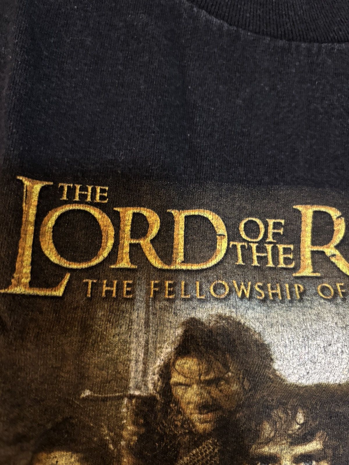 Vintage Rare Vintage Lord of the Rings Fellowship of Ring Movie Tee Size US XL / EU 56 / 4 - 14 Thumbnail