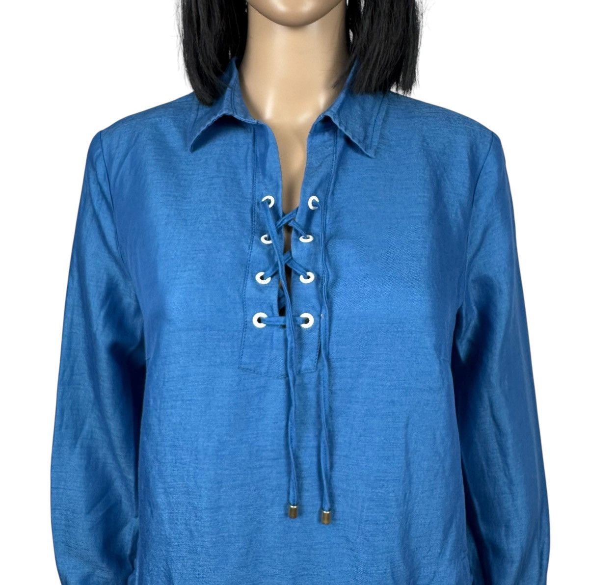 Bogner Sonia Bogner Shirt Dress Cotton Silk Linen size L Size L / US 10 / IT 46 - 4 Thumbnail