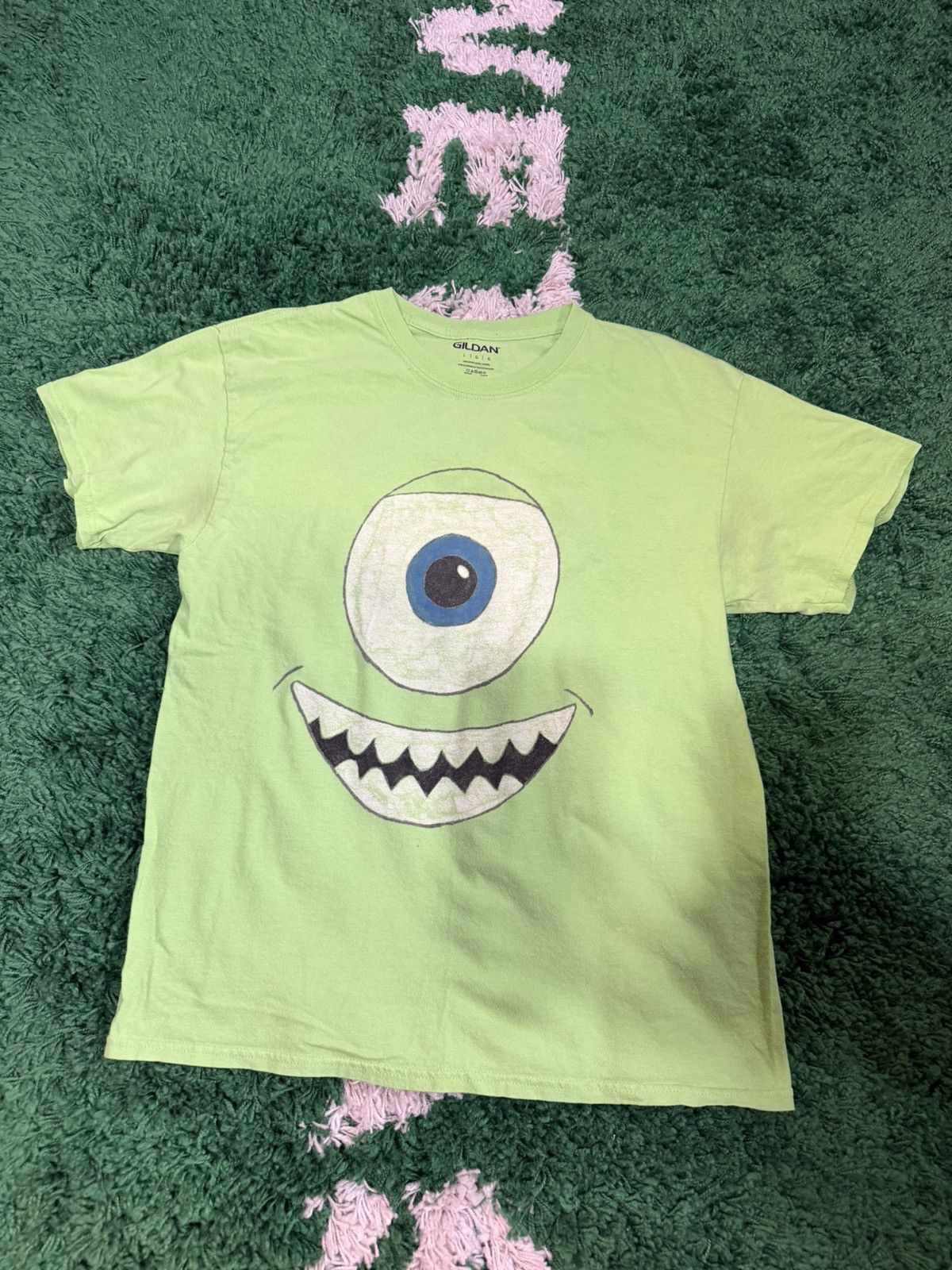 Vintage Mike Wazowski Tee Size US M / EU 48-50 / 2 - 1 Thumbnail