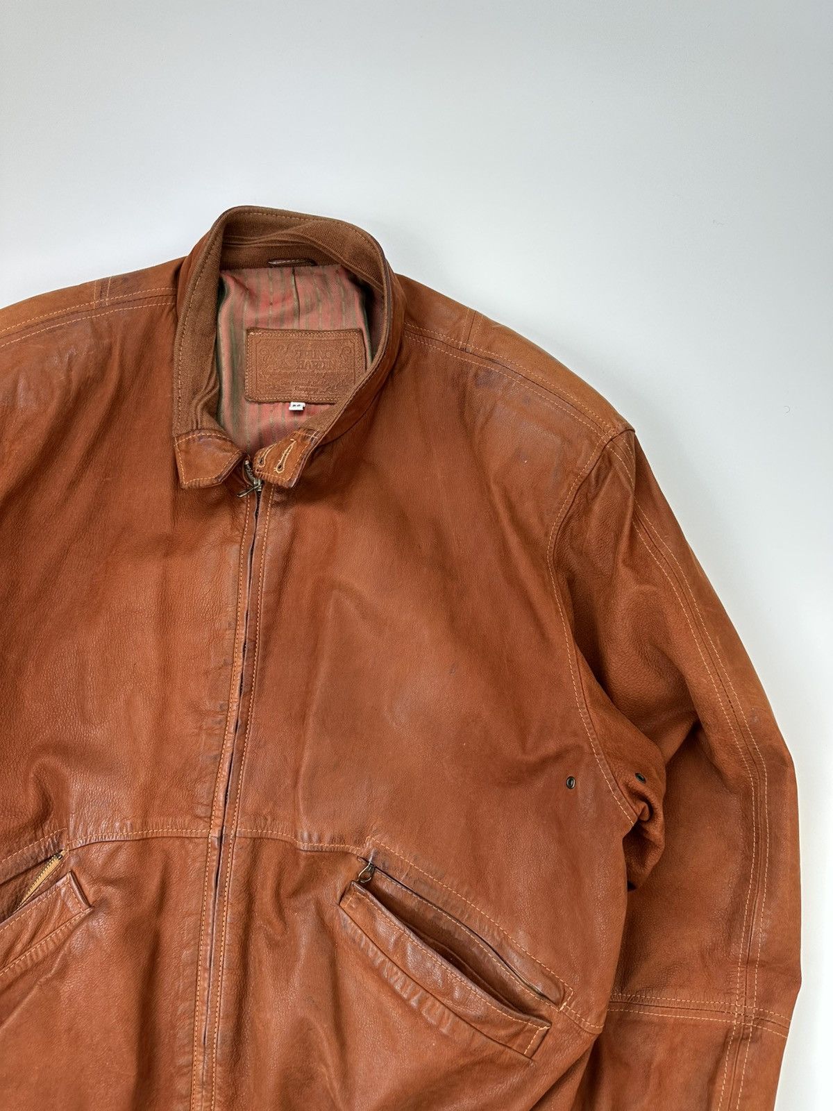 Leather Grando Chardin Leather Heavyweight Classic Jacket Size US L / EU 52-54 / 3 - 6 Thumbnail