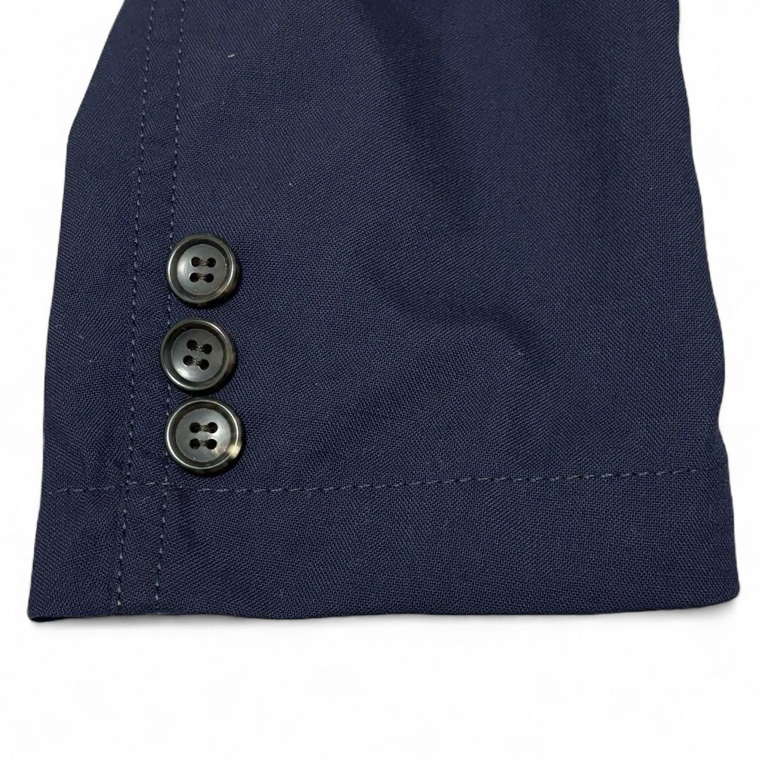 Comme des Garcons Comme Des Garcons - S AW16 Navy Poly Shrink Suit Set Wool Size 40S - 6 Thumbnail