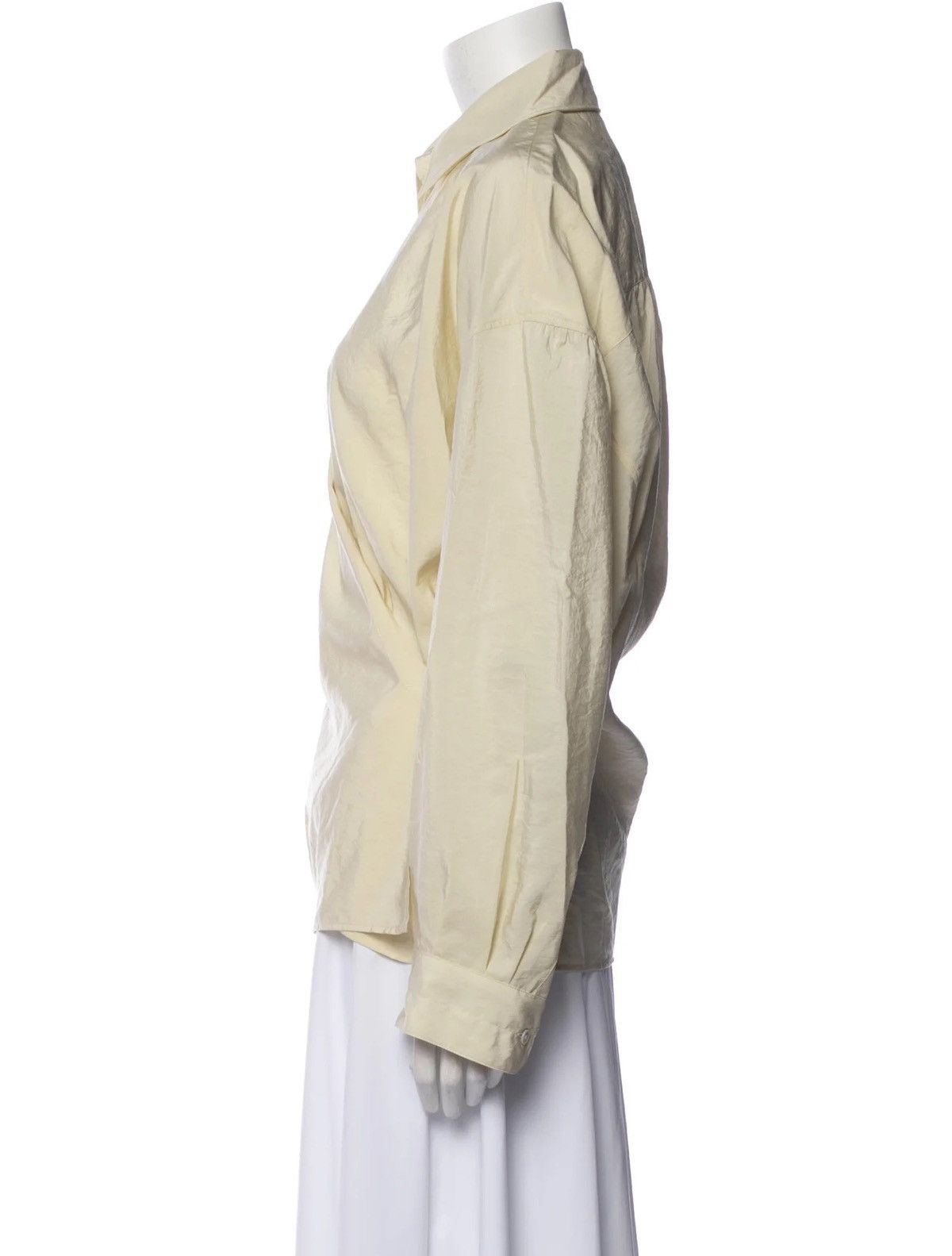 Lemaire Lemaire silk button up top Size M / US 6-8 / IT 42-44 - 2 Thumbnail