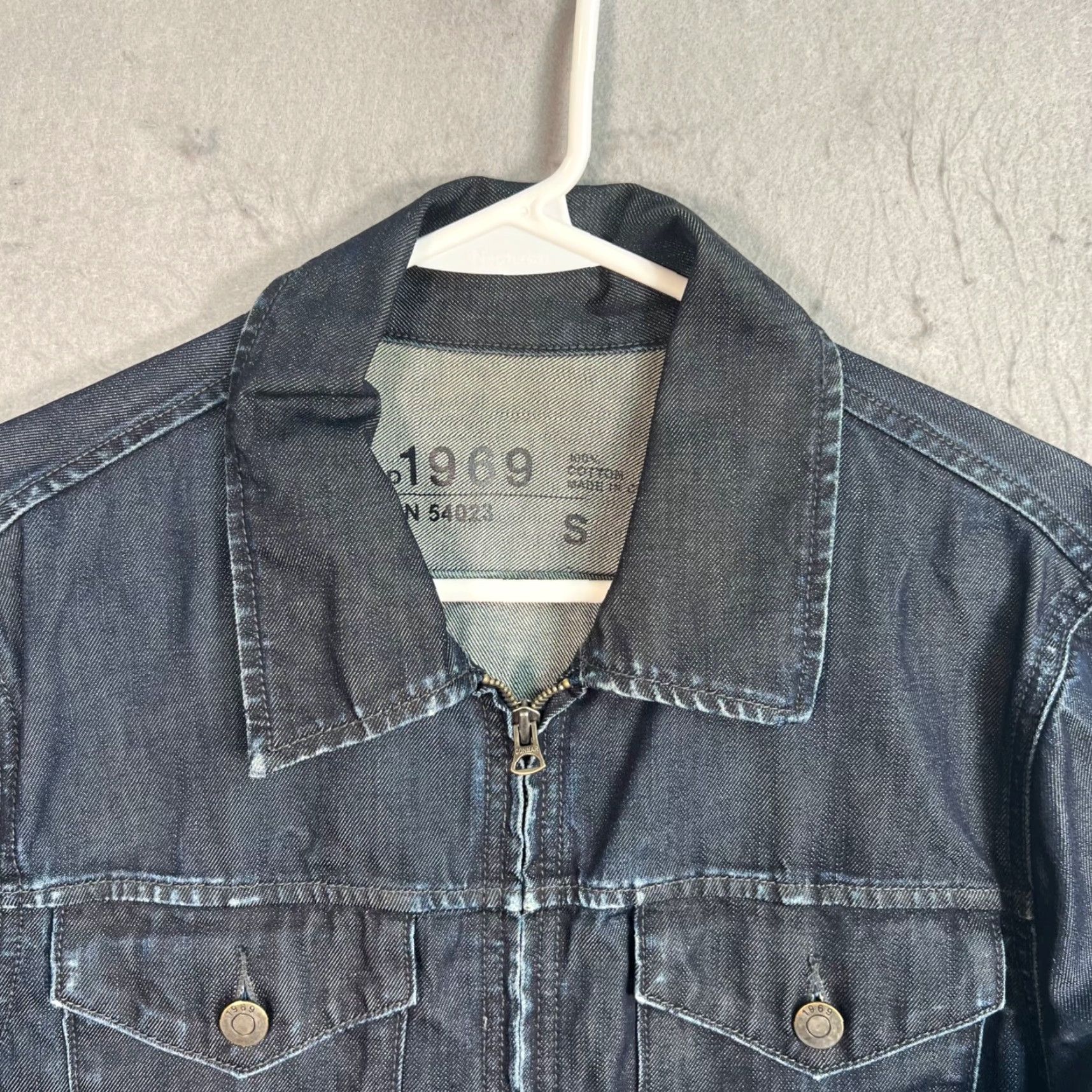 Gap GAP 1969 Women's Denim Trucker Jacket Full Zip Size Small Blue Size S / US 4 / IT 40 - 7 Thumbnail