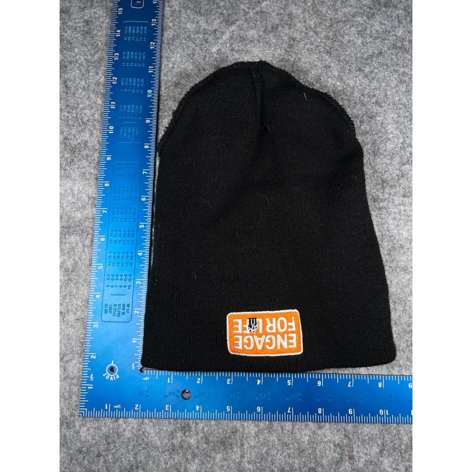 Alife Engage For Life Beanie Toque Adult One Size Black Knit 100% Acrylic Ski Programs Size ONE SIZE - 5 Thumbnail