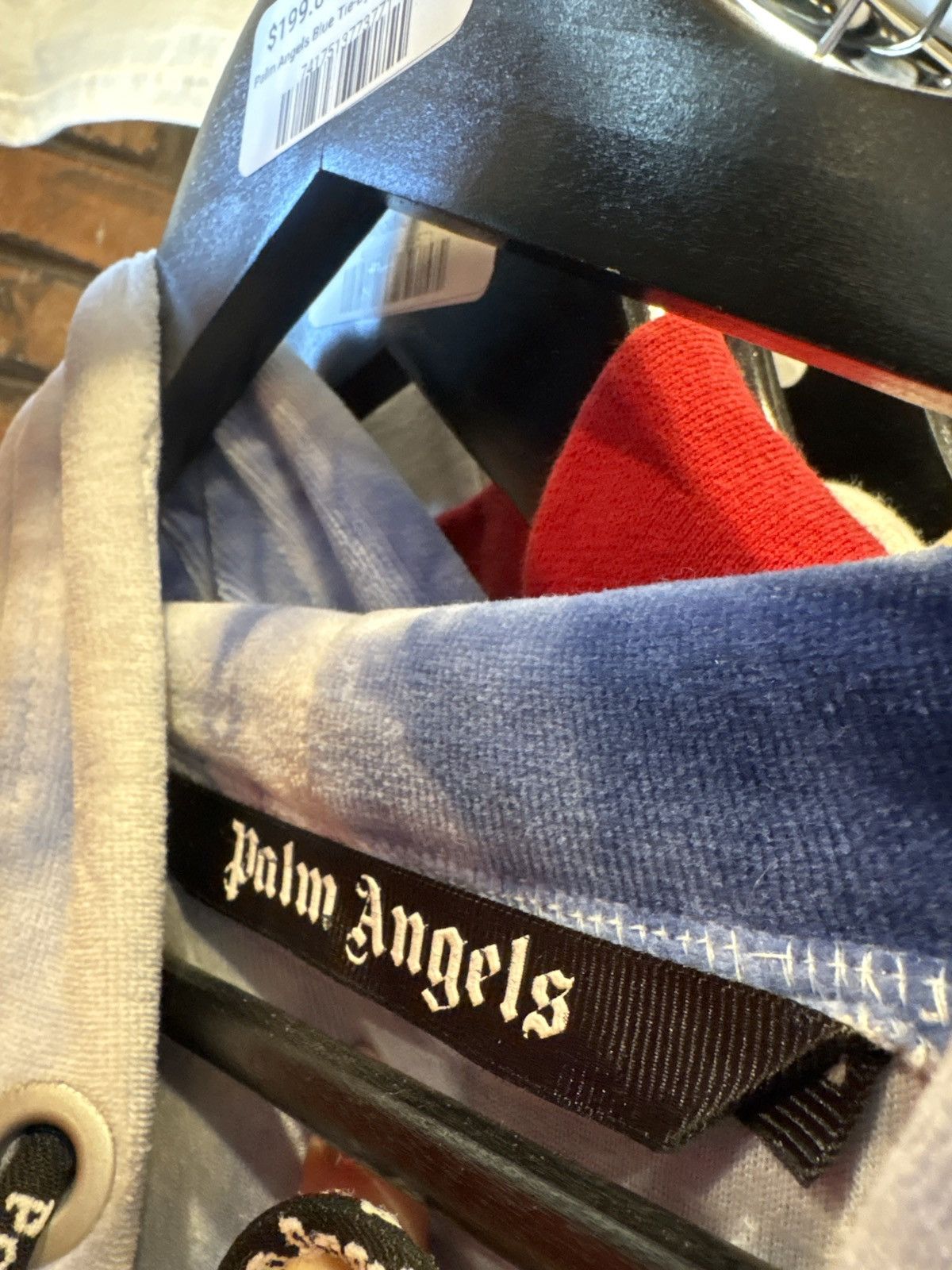 Palm Angels Palm Angels Blue Tie-Dye Hoodie Size XL Size US XL / EU 56 / 4 - 4 Thumbnail