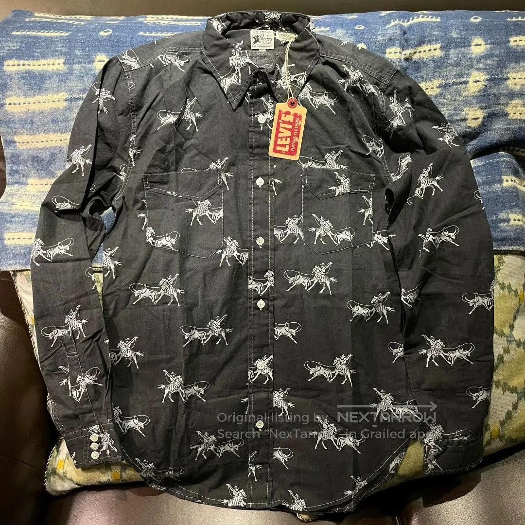 LVC Levi's Vintage Clothing Cowboy Shirt. Size US S / EU 44-46 / 1 - 3 Thumbnail