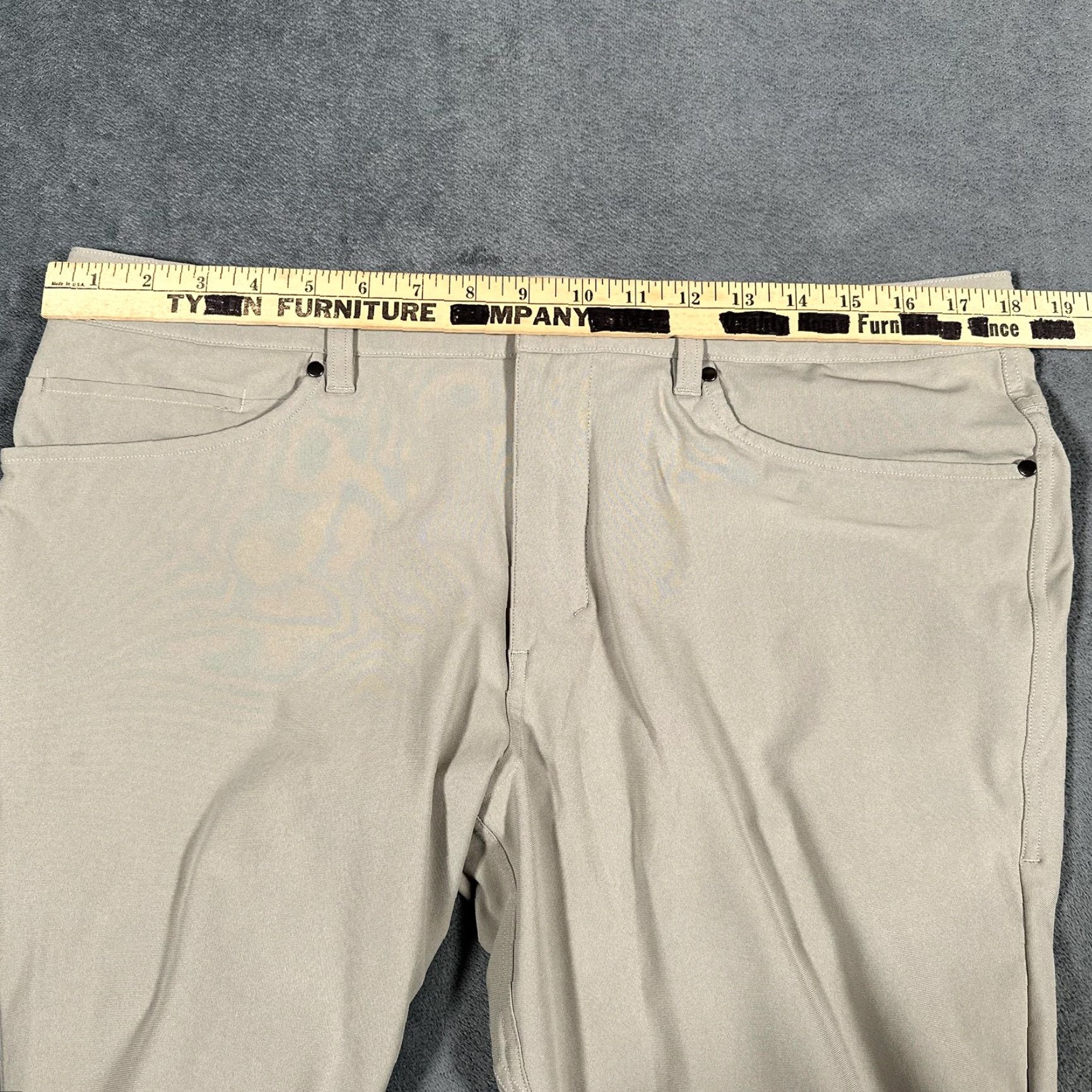 Lululemon Lululemon Pants Mens 34 Khaki Slim 5-Pocket Stretch Golf Travel Performance Size US 34 / EU 50 - 6 Thumbnail