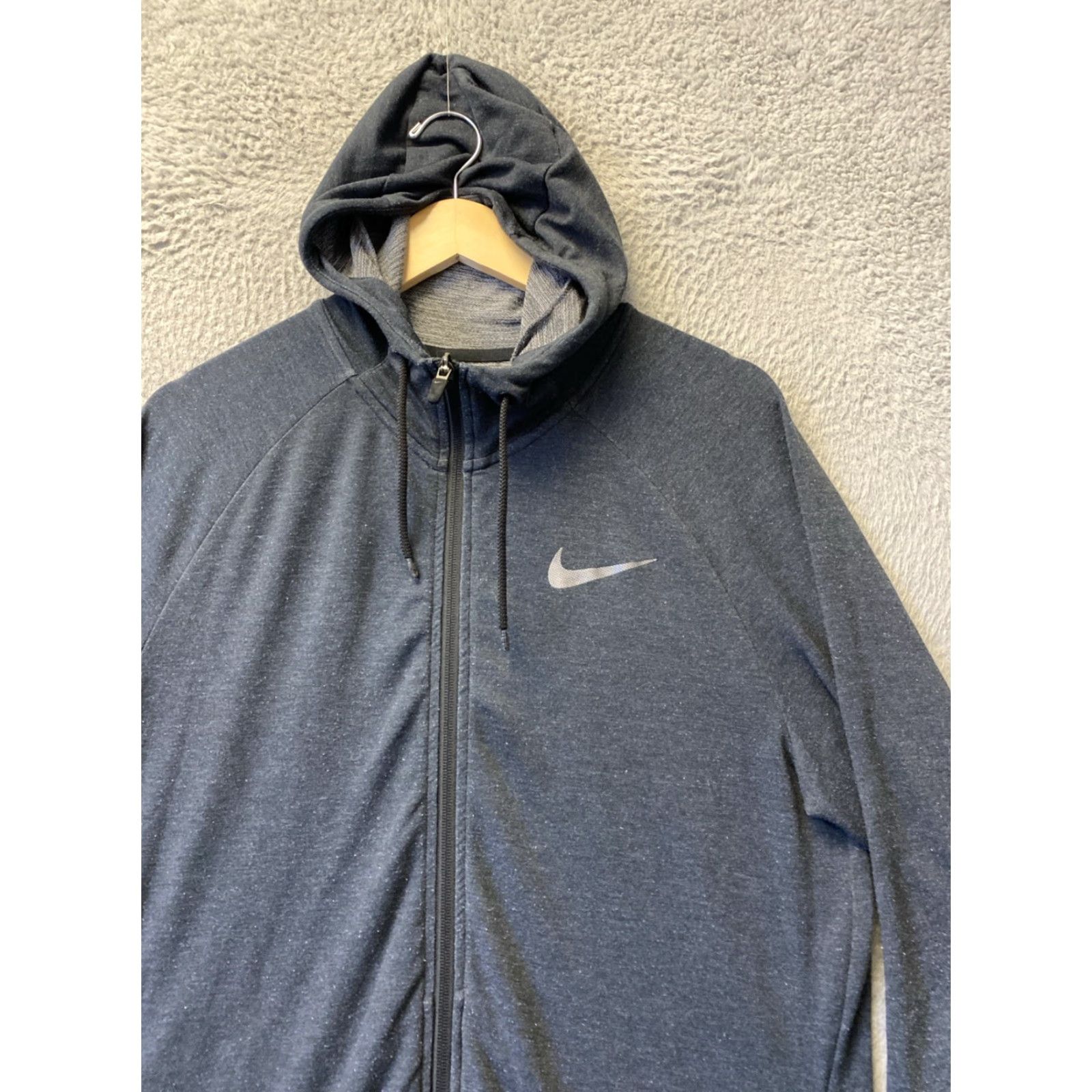 Nike Nike Sweater Men Large Hoodie Full Zip Gray Fleece Logo Athletic Casual Travel Workwear 90s? (Note: remove question) Size US L / EU 52-54 / 3 - 2 Thumbnail