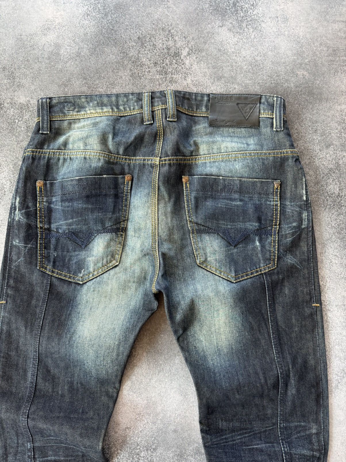 Hysteric Glamour 🔥Guess Distressed Flare Jeans 🔥 Size US 33 - 6 Thumbnail
