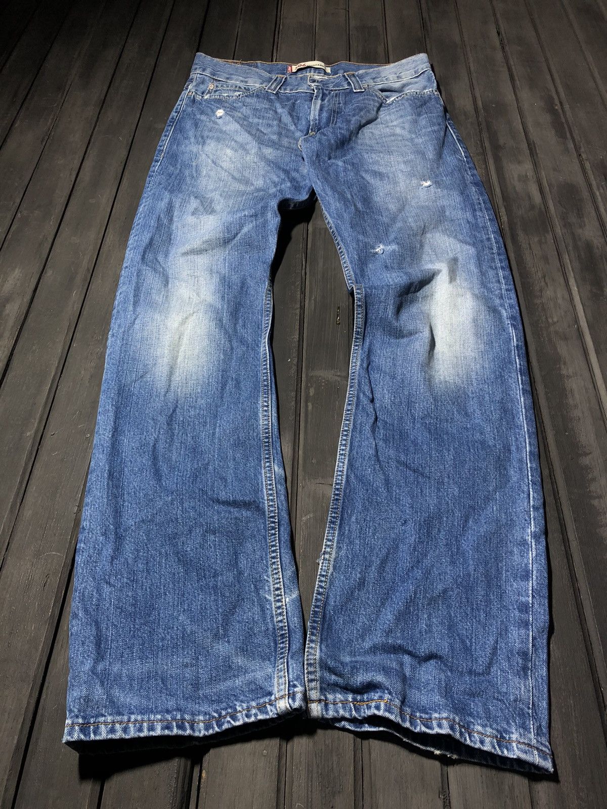 Hysteric Glamour × Levi's VTG HYSTERIC GLAMOUR STYLE STONE WASHED DISTRESSED JEANS 90S Size US 32 / EU 48 - 3 Thumbnail