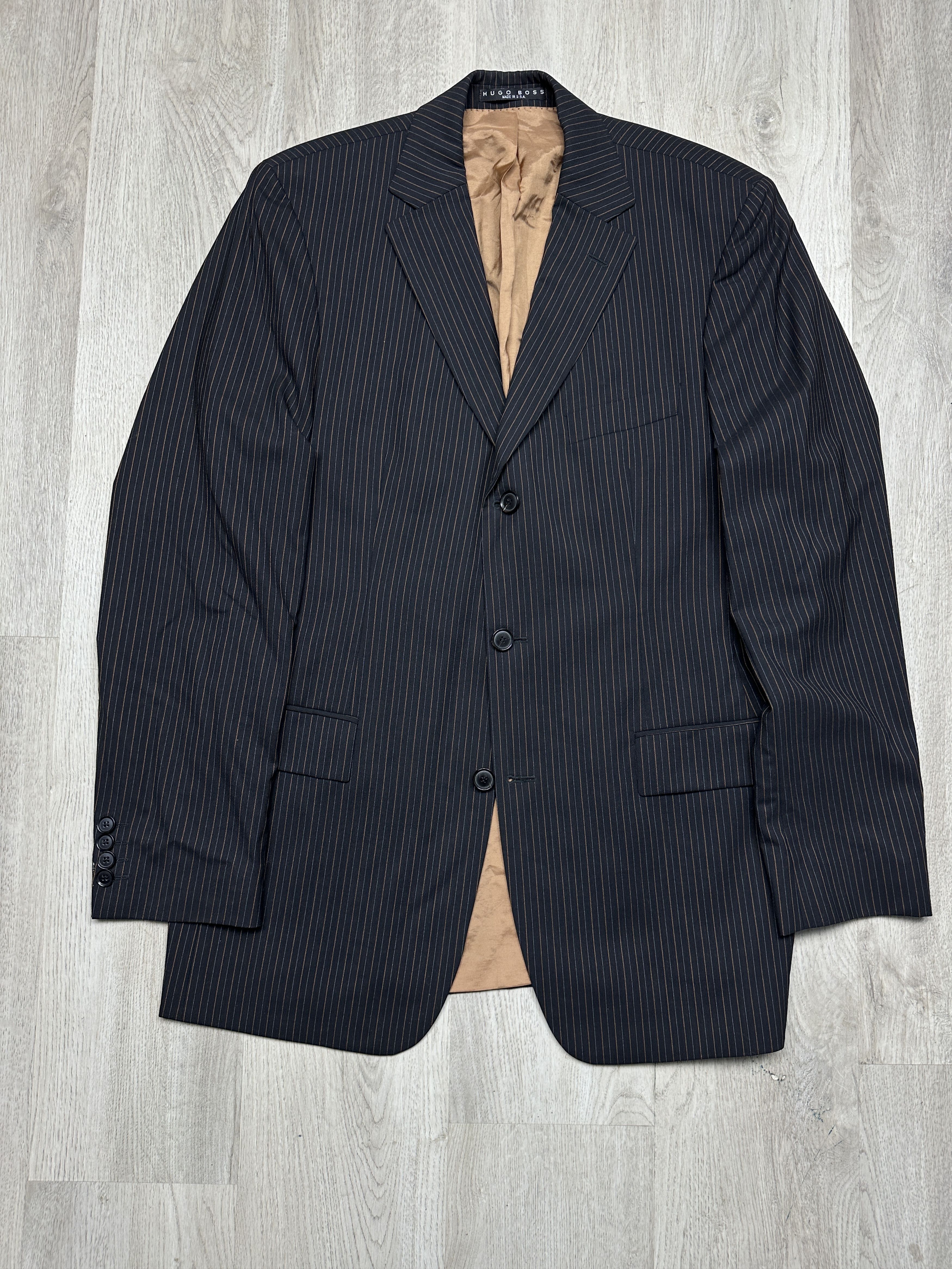 Hugo Boss Hugo Boss Scorsese Movie Wool Suit 3 Buttons Blazer + Pants Size 40L - 2 Thumbnail
