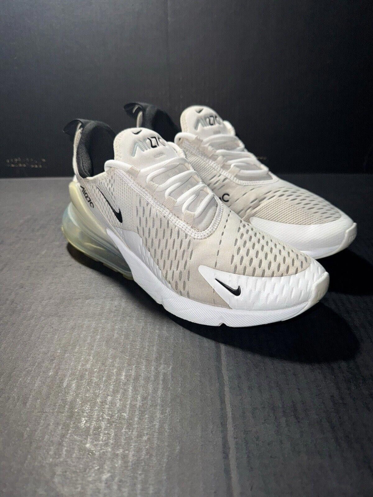Nike Nike Men's Air Max 270 White Black AH8050-100 Size 8 w/ BOX Size US 8 / EU 41 - 2 Thumbnail
