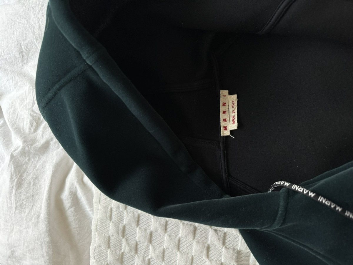 Marni Amazing Moss Green Velour Hoodie Size US M / EU 48-50 / 2 - 5 Thumbnail