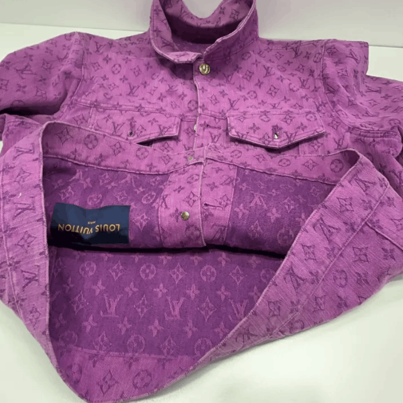 Louis Vuitton Louis Vuitton All-over print denim jacket Size US L / EU 52-54 / 3 - 7 Thumbnail