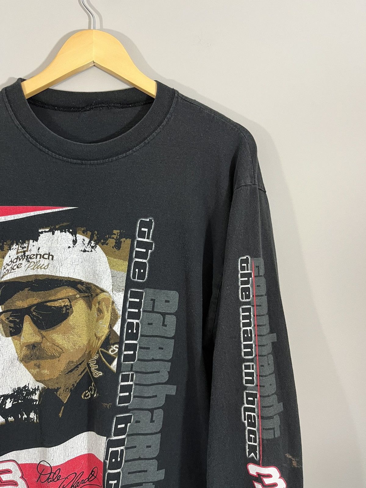 NASCAR Dale Earnhardt Thrashed Distressed Nascar Shirt Size US XXL / EU 58 / 5 - 3 Thumbnail