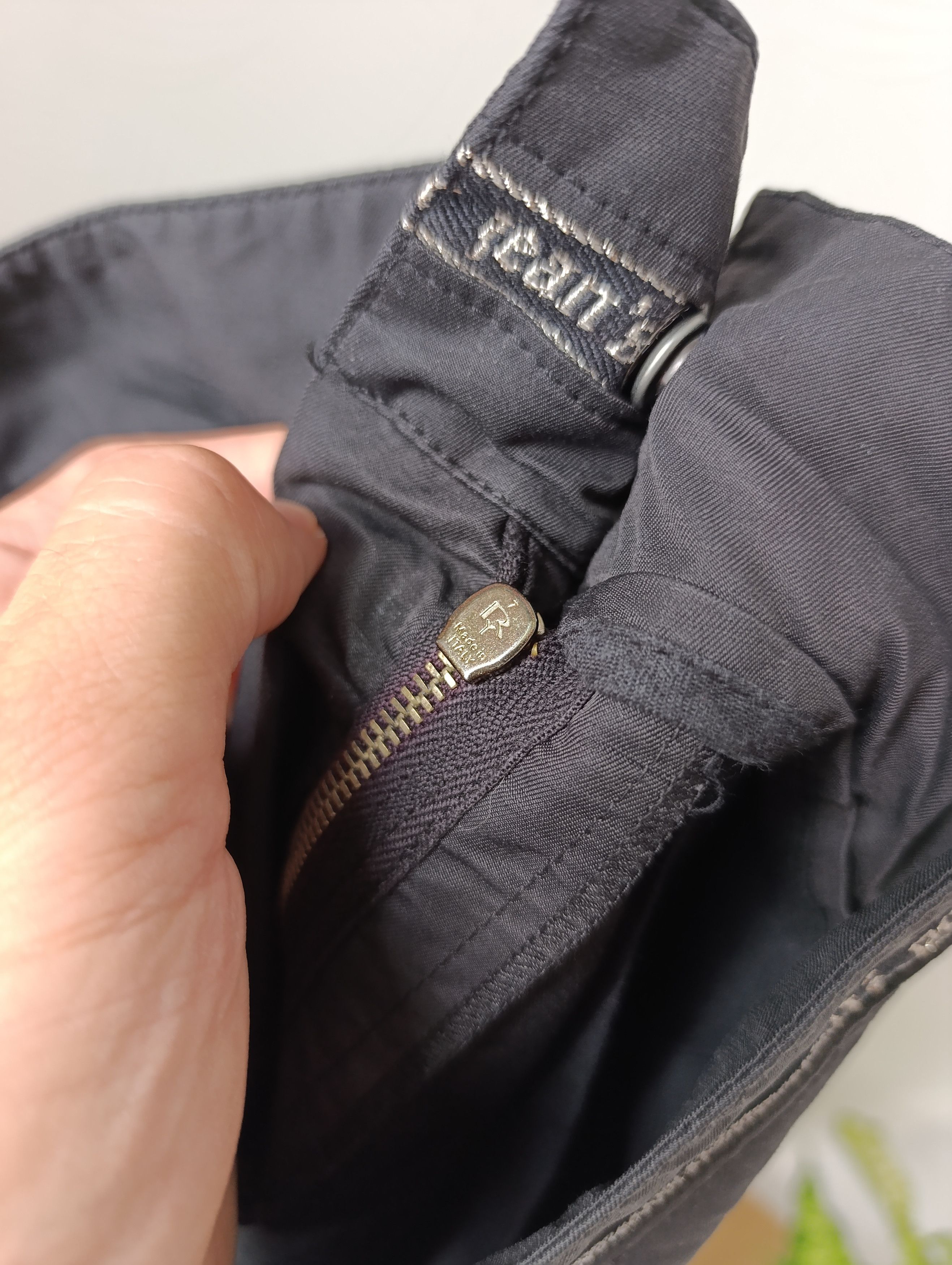 Jean Paul Gaultier JEAN'S PAUL GAULTIER WAIST LOGO TAPING DYED FLARED PANTS Size 30" / US 8 / IT 44 - 14 Thumbnail