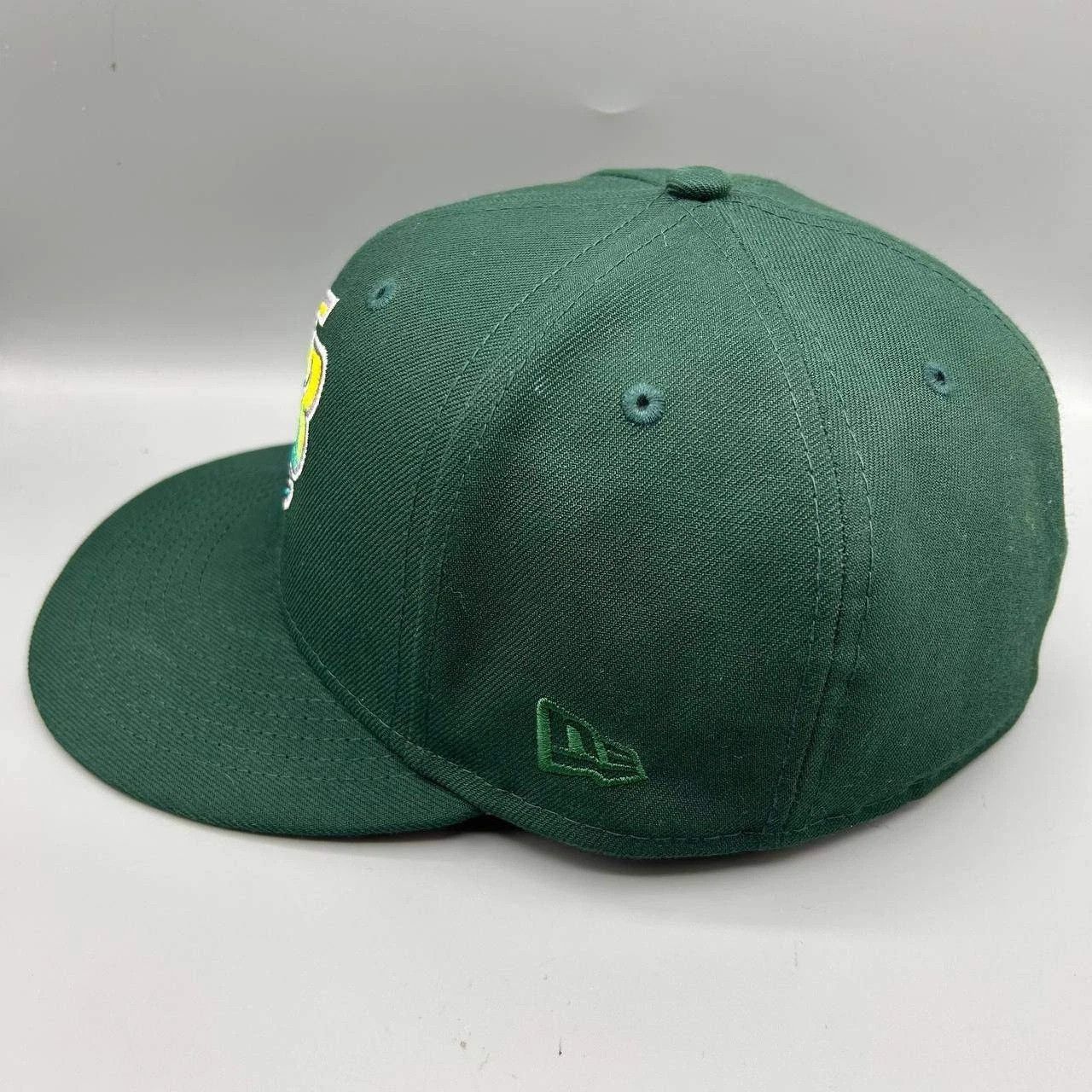 New Era Tampa Bay Devil Rays Hat Men 7 1/2 Green Pink MLB Fitted Cap Size ONE SIZE - 8 Thumbnail