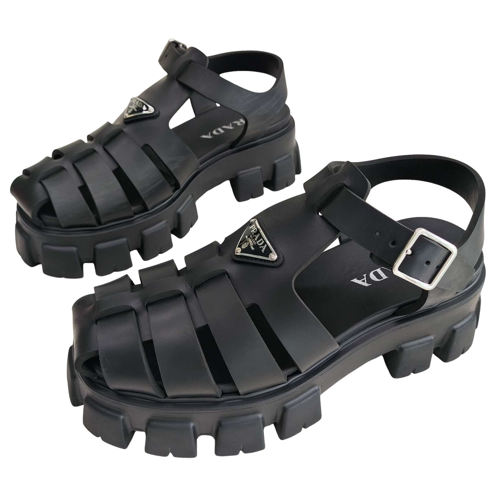 Prada Prada Monolith Sandals Size 41 Size US 11 / IT 41 - 1 Thumbnail