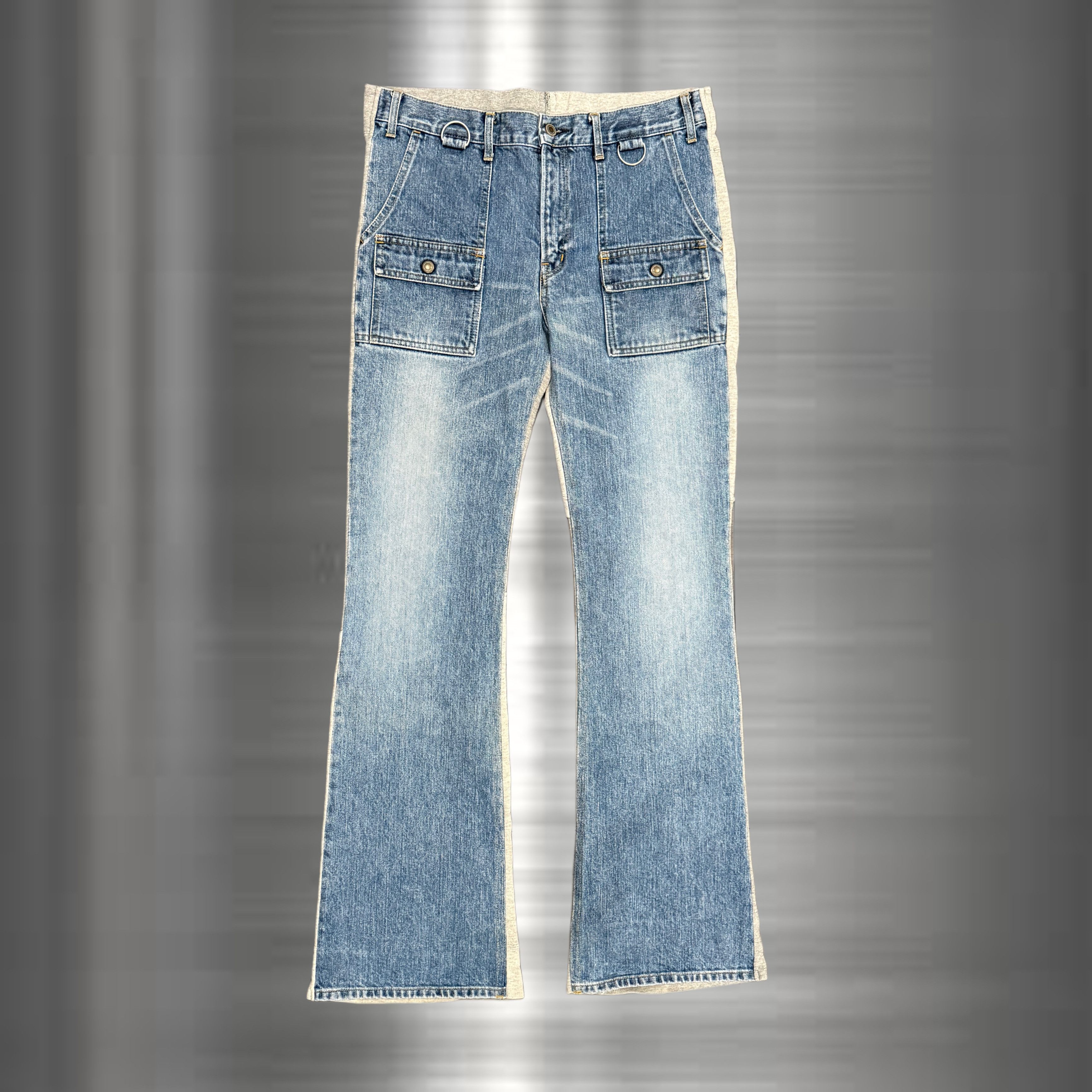 Jun Takahashi Undercover Aw03 Paperdoll Hybrid Denim Cargo Pants 