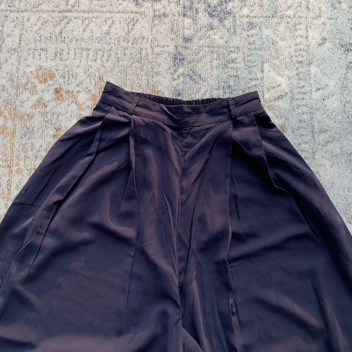 Japanese Brand Rare Japanese Brand Yohji Style GU Ultra Wide Pants Size US 30 / EU 46 - 4 Thumbnail