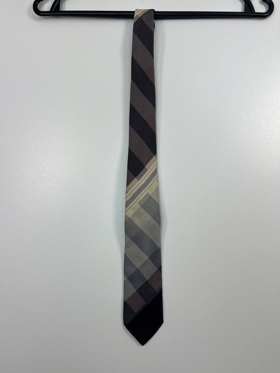 Other Vintage Geometric Stripe Tie Cream Made In West Germany Size ONE SIZE - 1 Thumbnail
