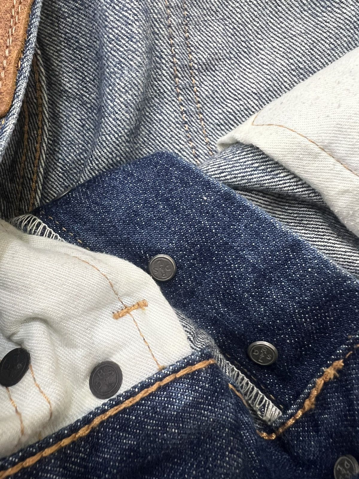Kapital 2000s Archival Rrl Ralph Lauren Ripped Wash Jeans y2k Ifsix Size US 35 - 12 Thumbnail