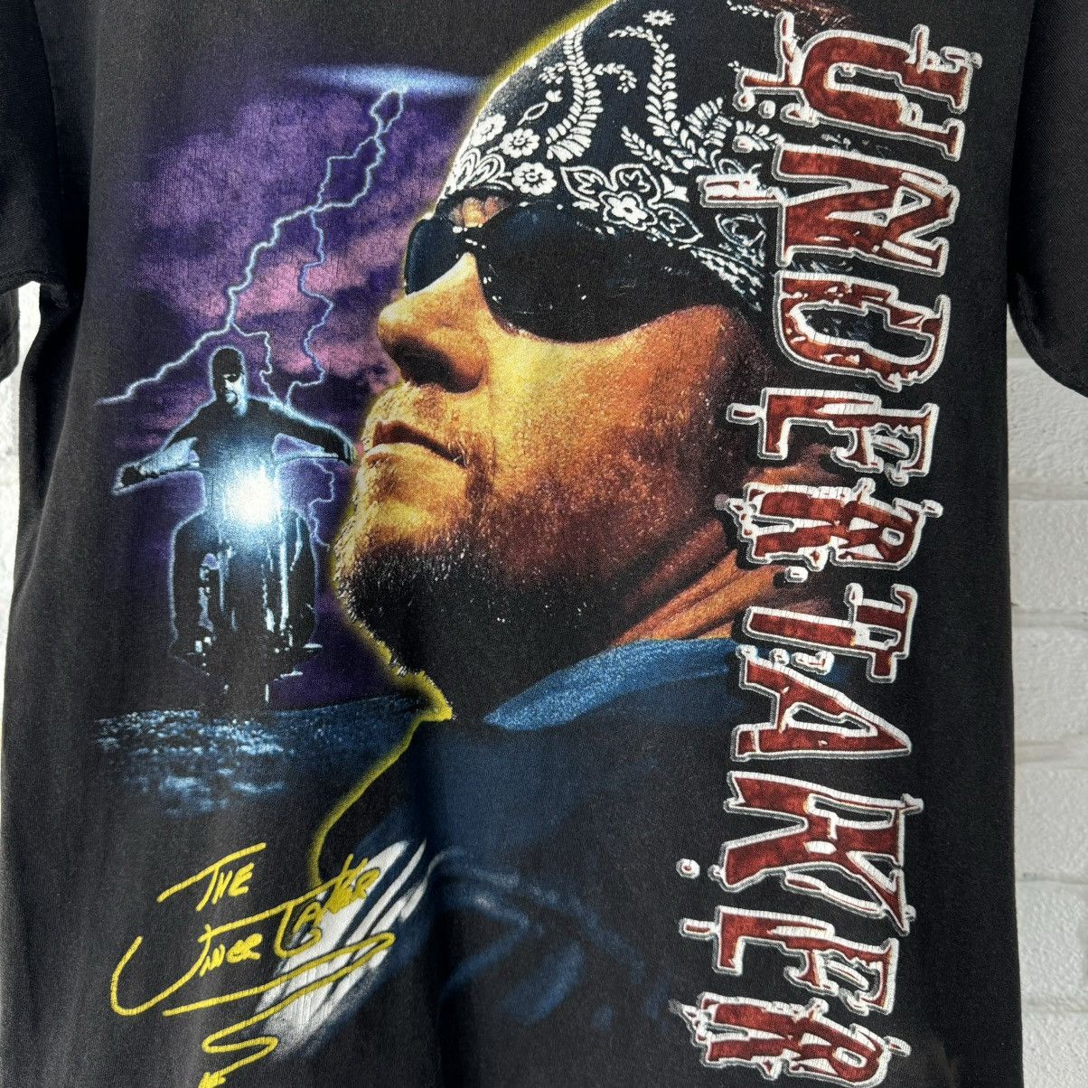 Vintage × WWE × WWF Vintage Undertaker Tee Size US M / EU 48-50 / 2 - 3 Thumbnail