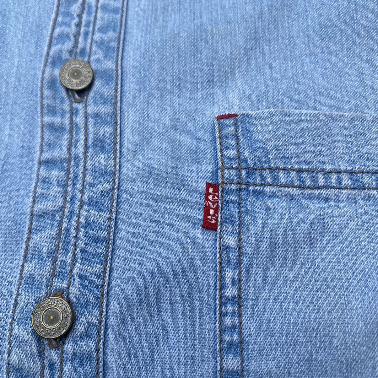 Levi's LEVIS RED TAB Button Fly Denim Shirt Size US XL / EU 56 / 4 - 6 Thumbnail