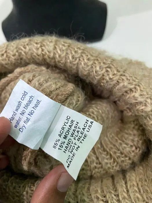 Vintage Made In USA Plain Beanie Hat Size ONE SIZE - 6 Thumbnail