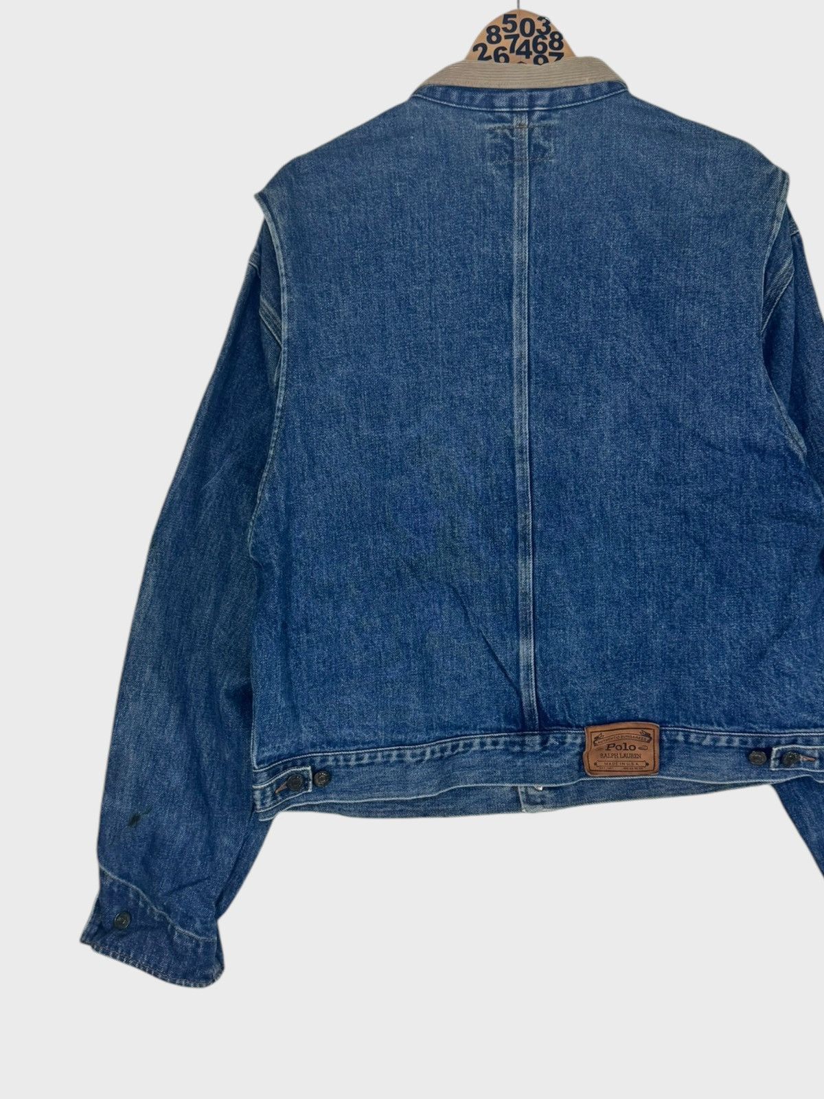 Polo Ralph Lauren Vintage Ralph Lauren Denim Jacket Corduroy Collar Kanye West Size US L / EU 52-54 / 3 - 9 Thumbnail